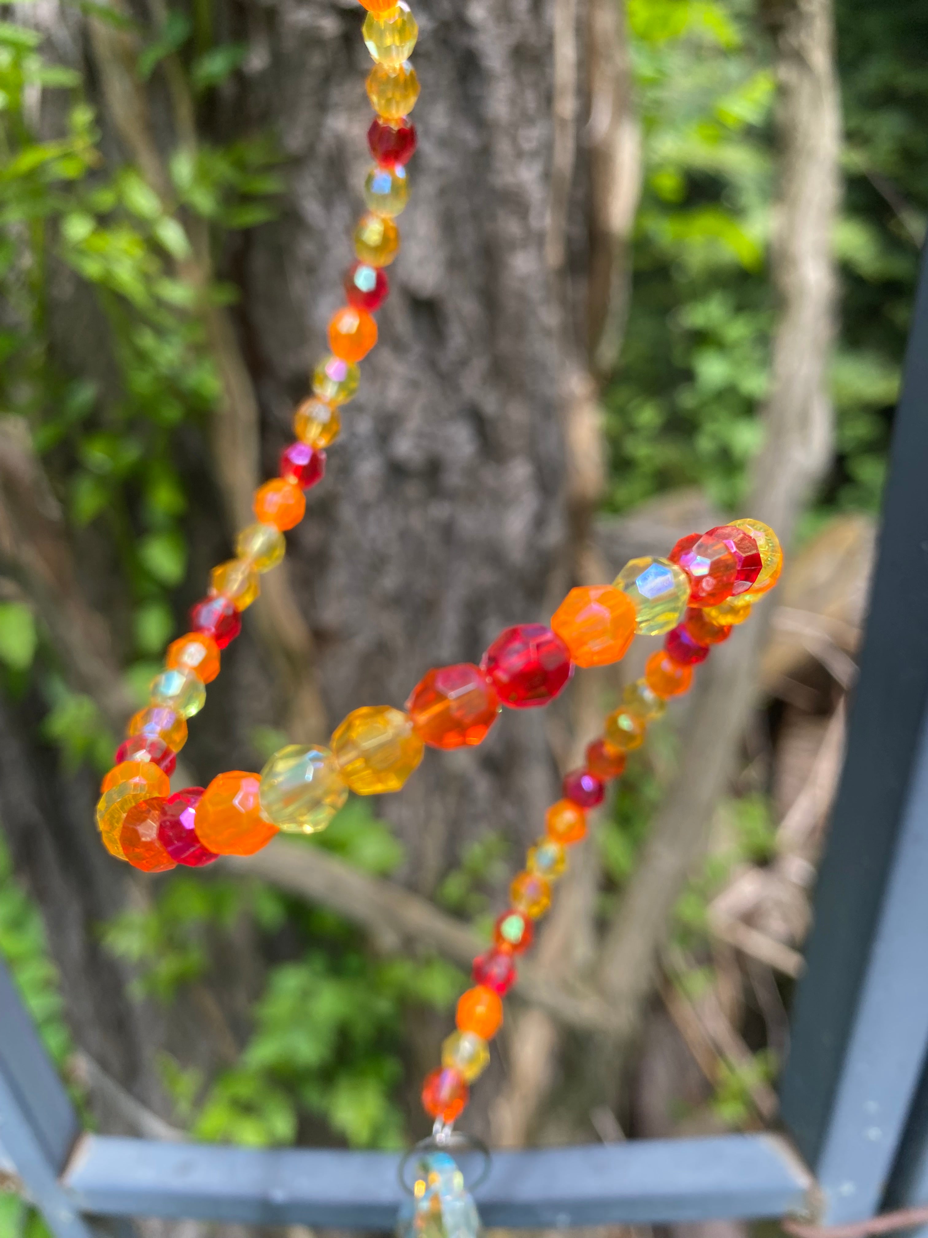 Swirling Suncatcher - Fire 
