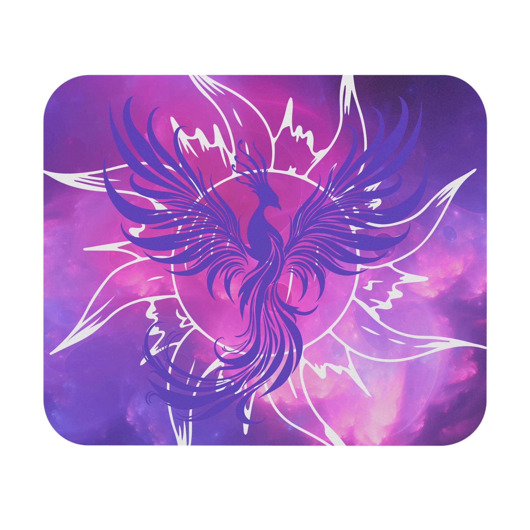 Phoenix Inspired Mouse Pad | Vibrant Art Desk Accessory, Fantasy Aesthetic 