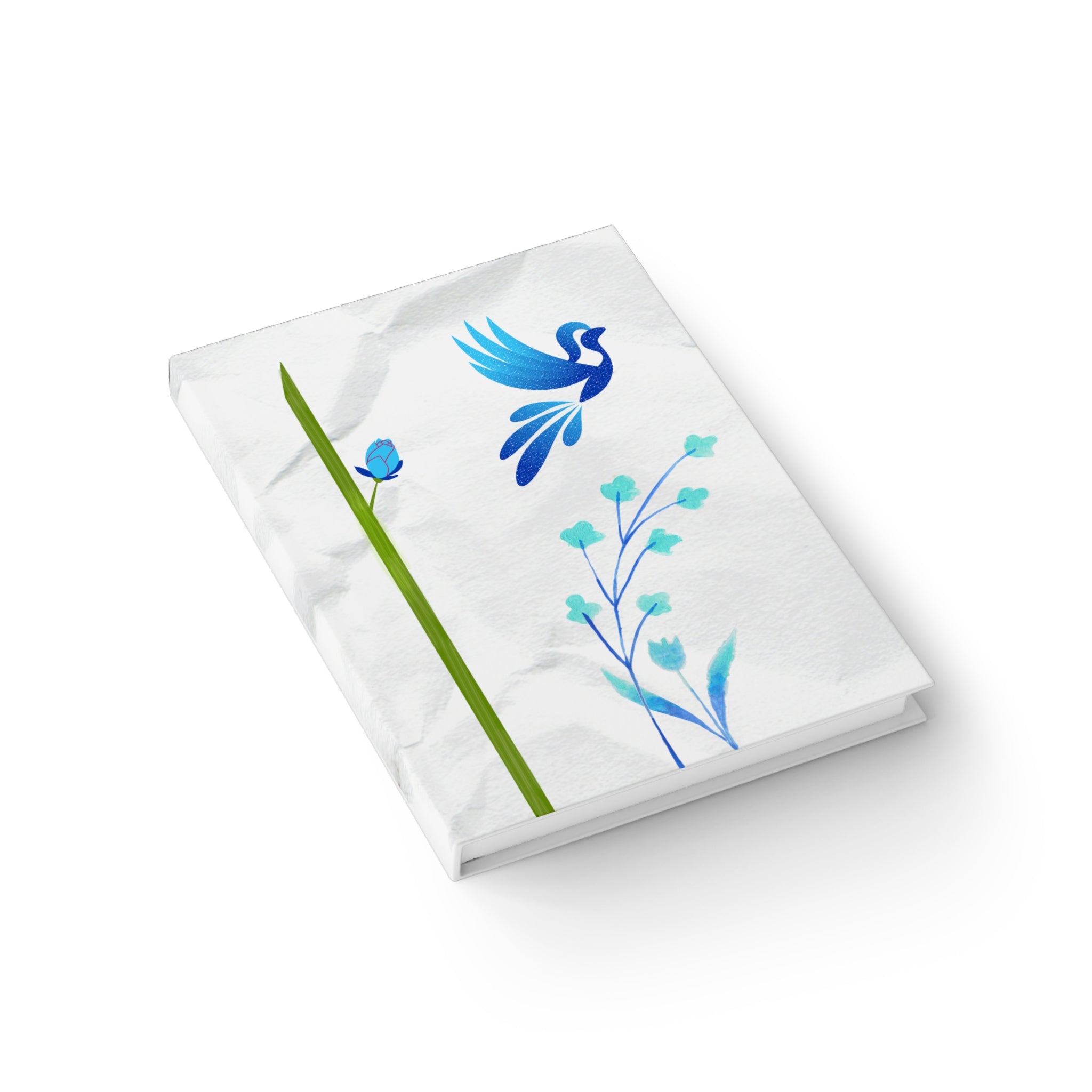 Minimalist Blue Bird Sketchbook 