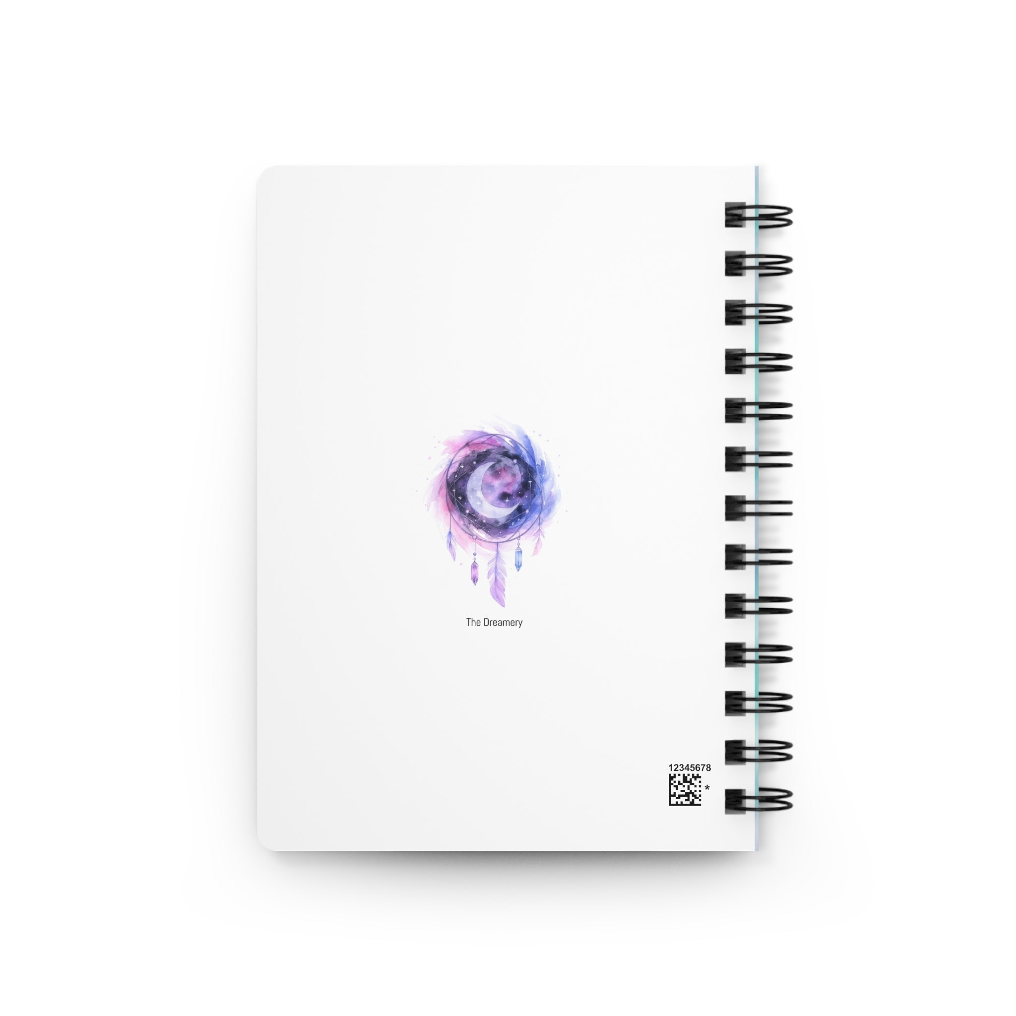 Watercolor Lavender Notes Spiral Journal 