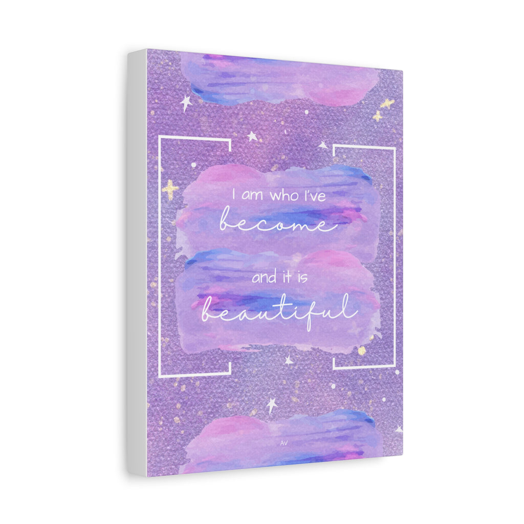 Inspirational Canvas Art, Motivational Home Decor, Affirmation Print 