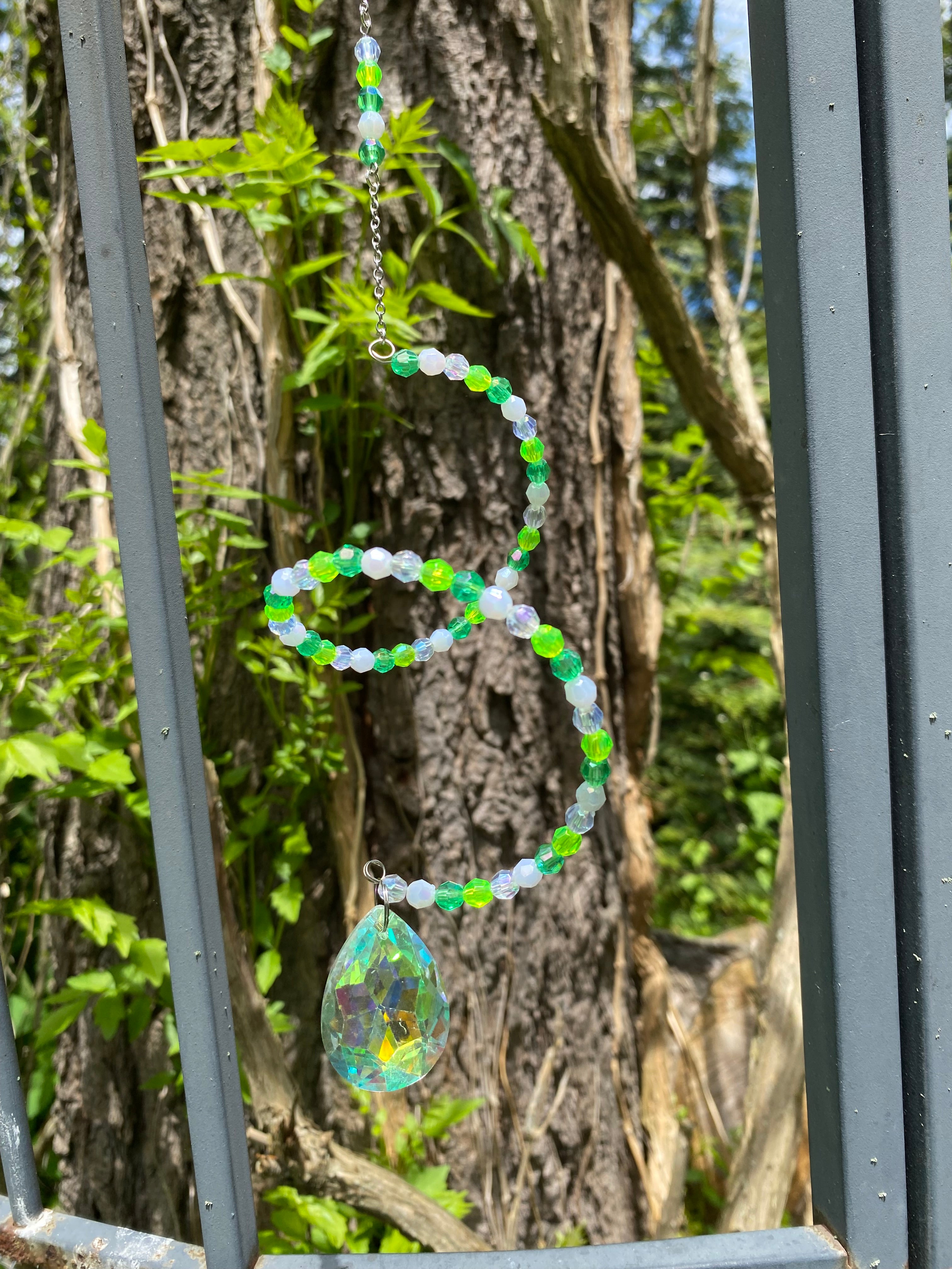 Swirling Suncatcher - Lime 
