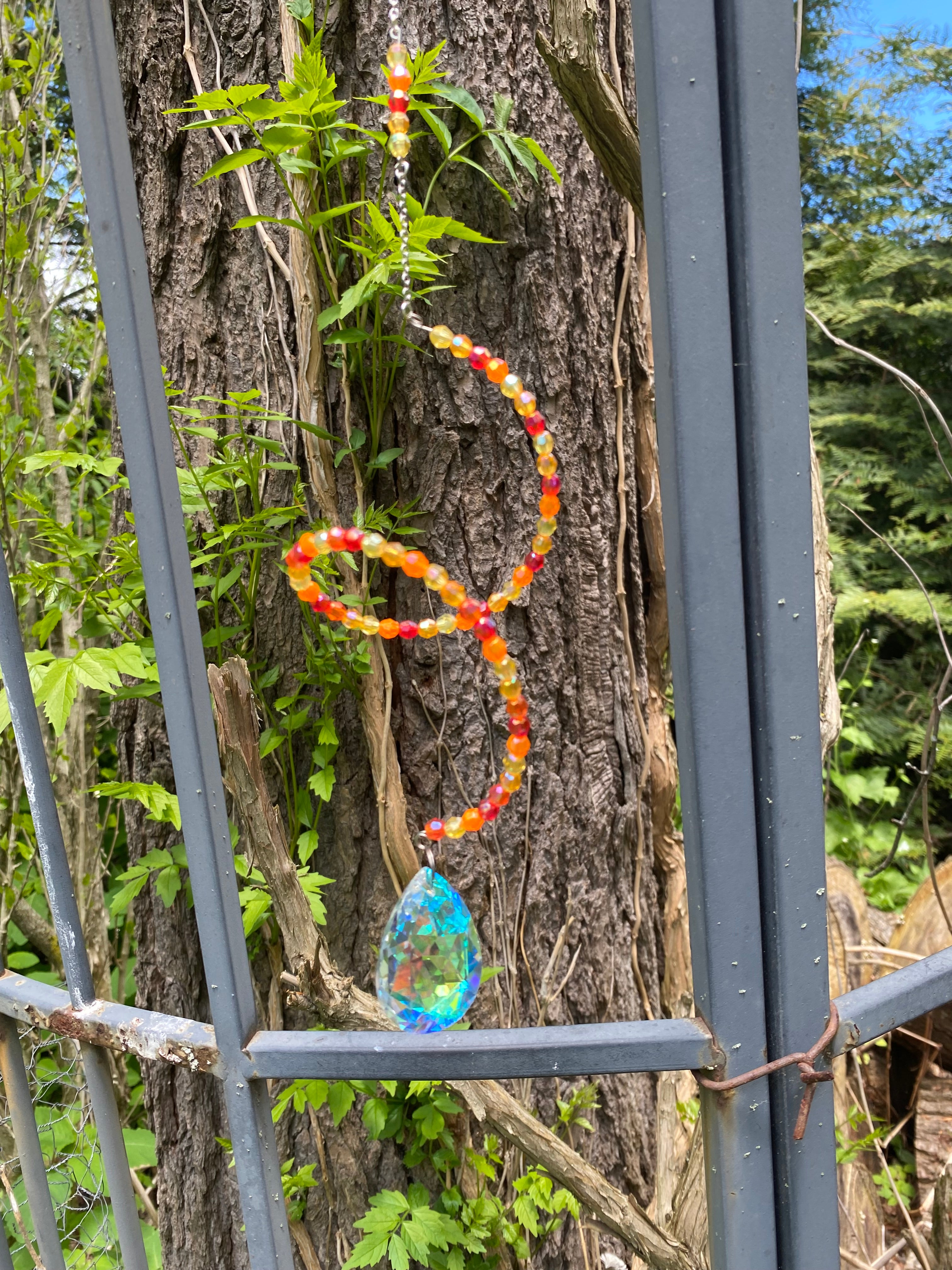 Swirling Suncatcher - Fire 