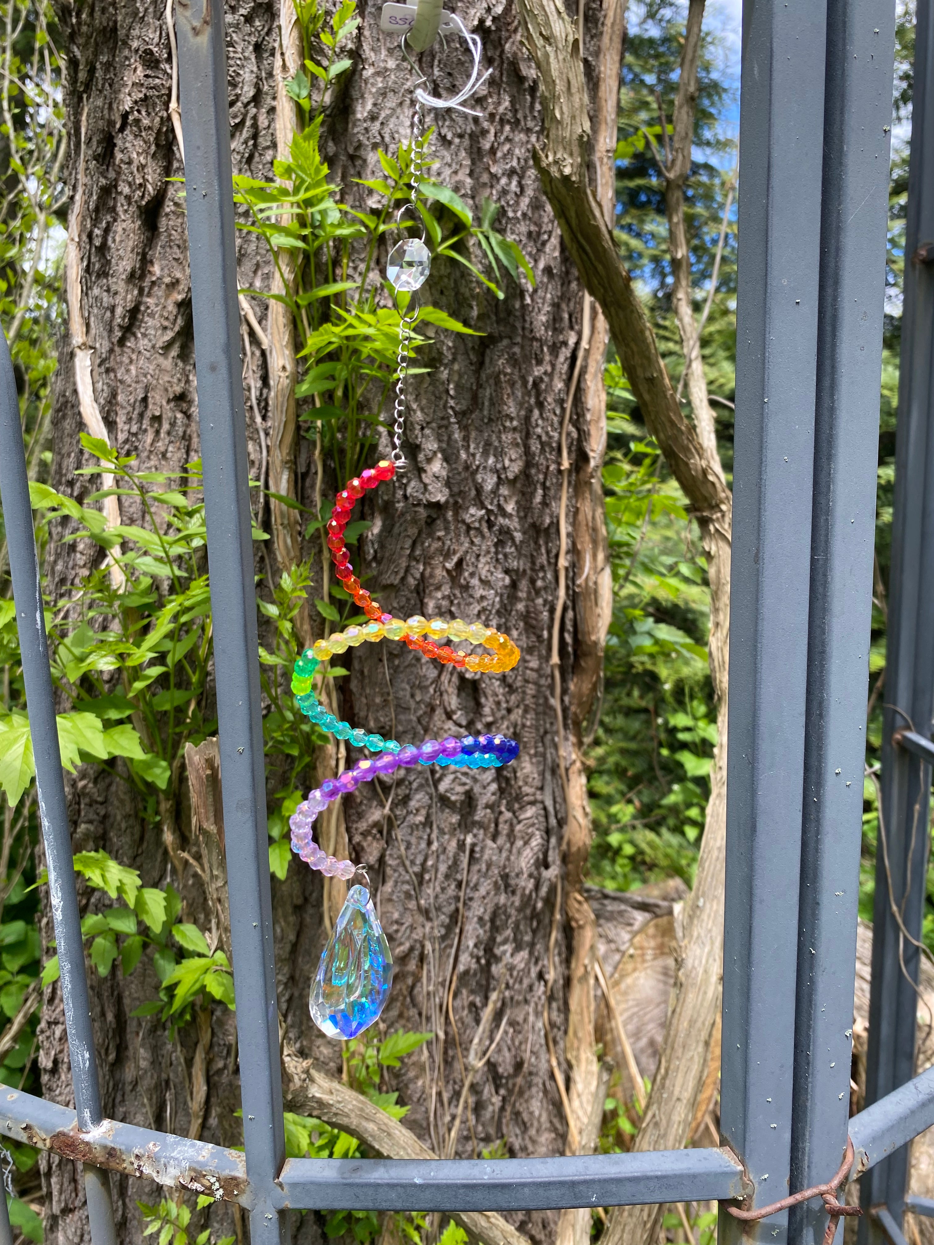 Rainbow swirling Suncatcher 