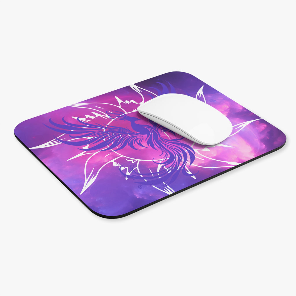 Phoenix Inspired Mouse Pad | Vibrant Art Desk Accessory, Fantasy Aesthetic 