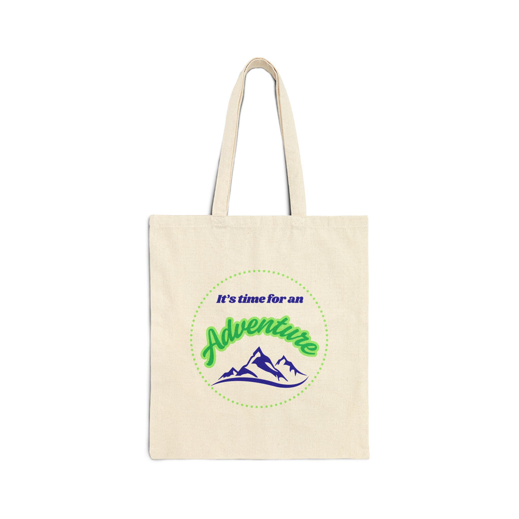 Adventure Cotton Canvas Tote Bag, Eco-Friendly Bag 