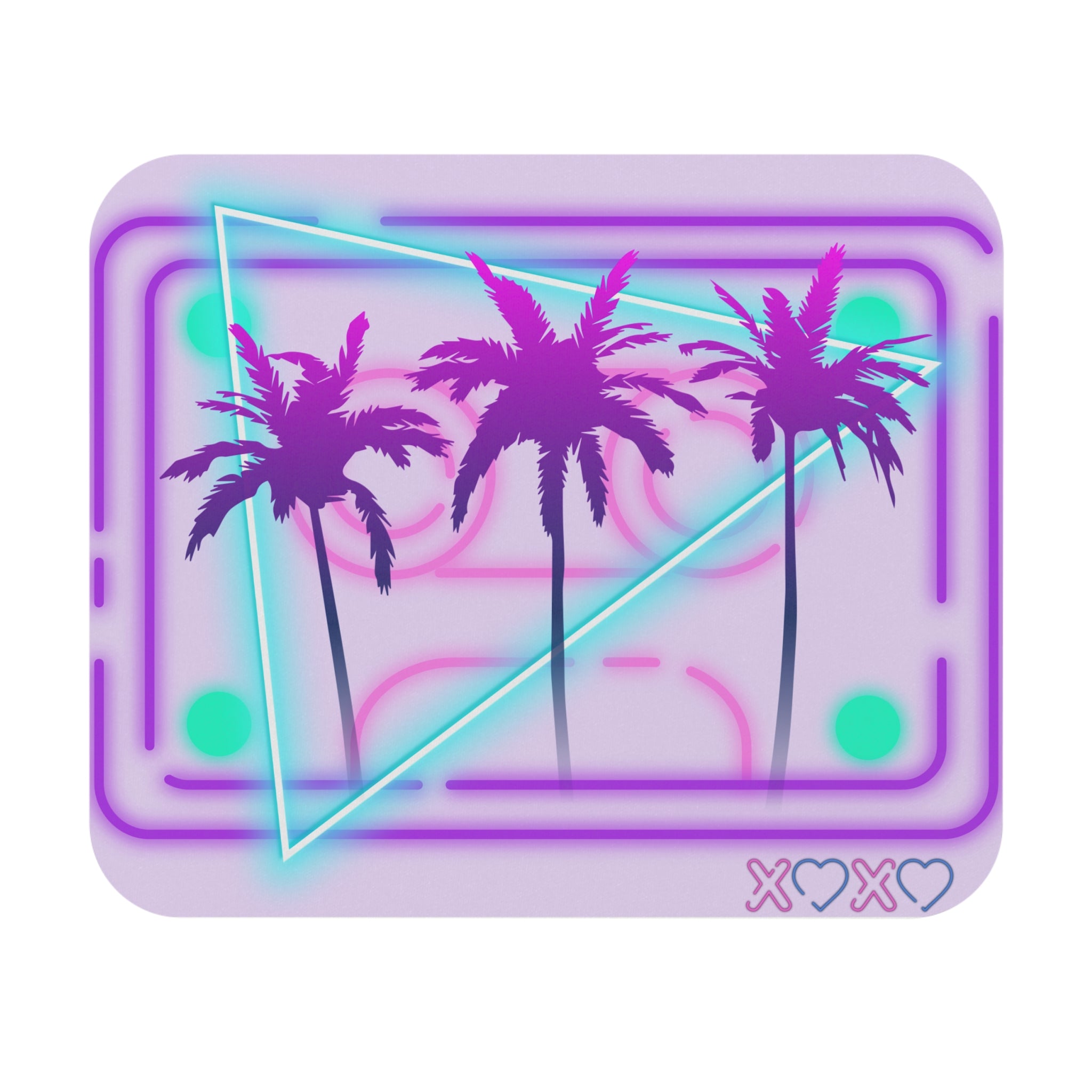 Retro Vaporwave Summer Love Mouse Pad 
