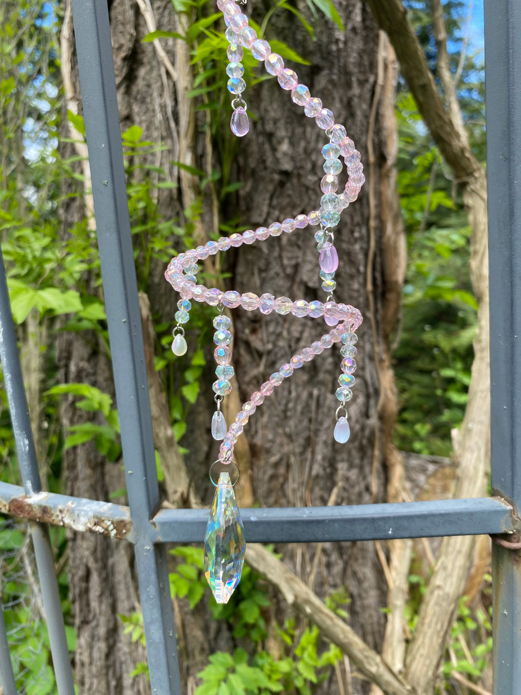 Swirling Suncatcher - Pretty in Pink 