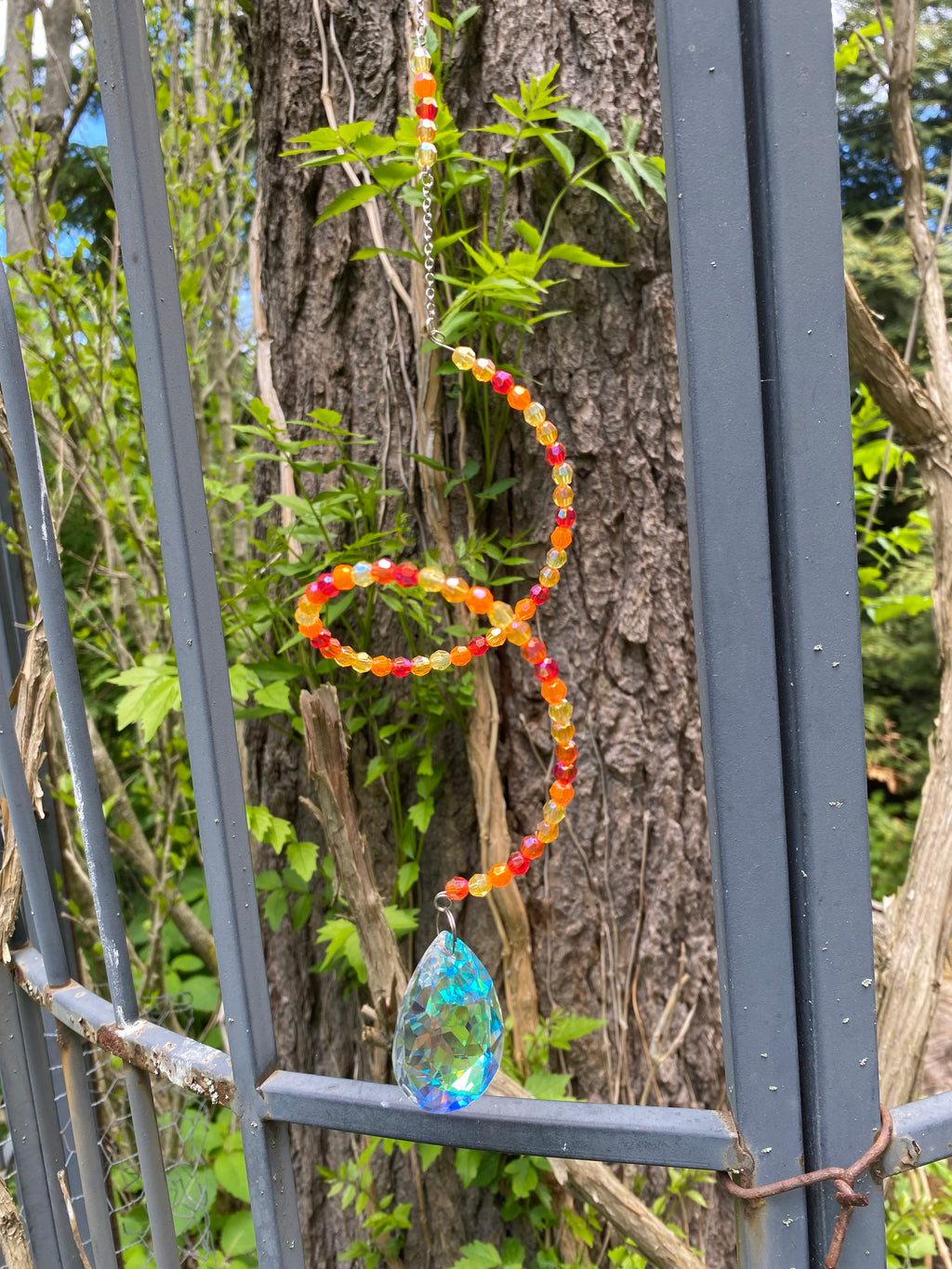 Swirling Suncatcher - Fire 