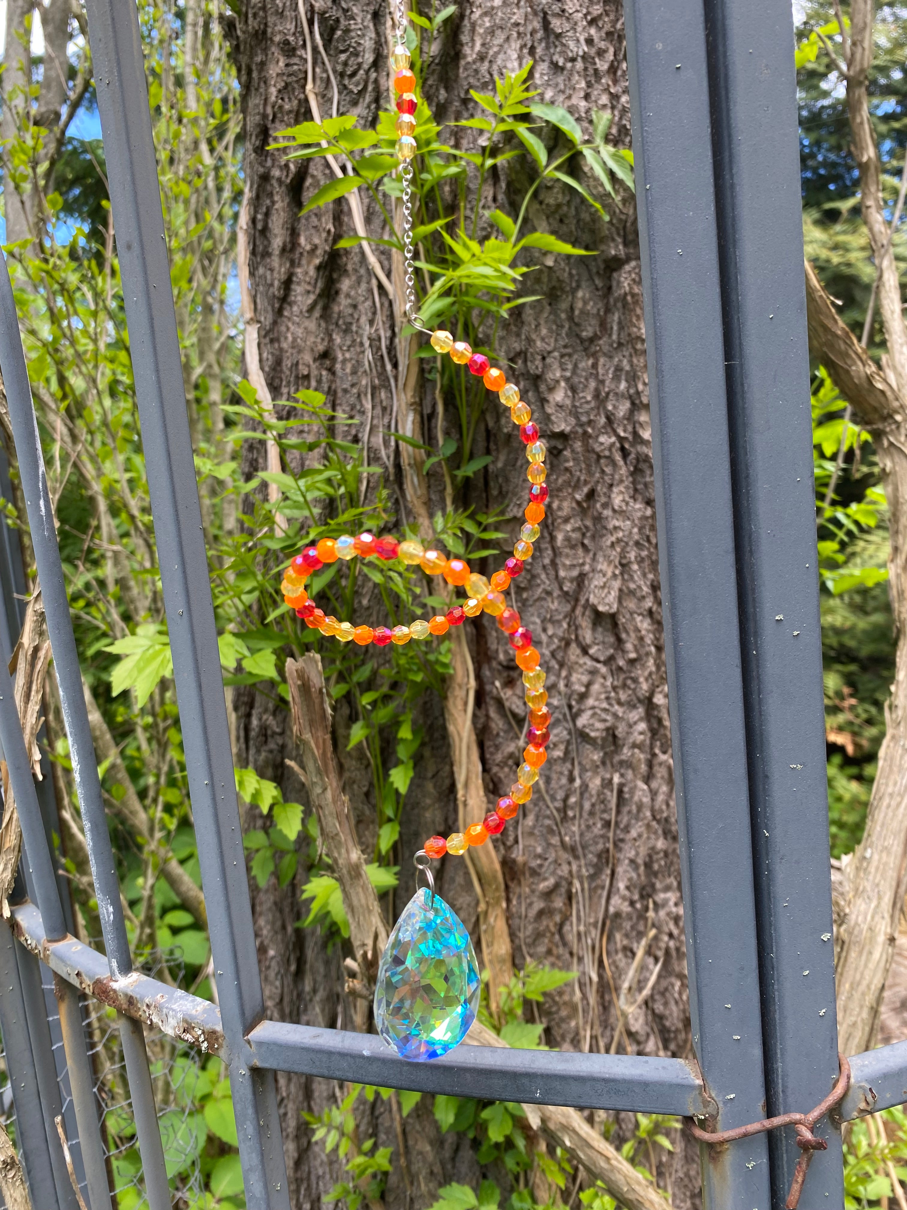 Swirling Suncatcher - Fire 