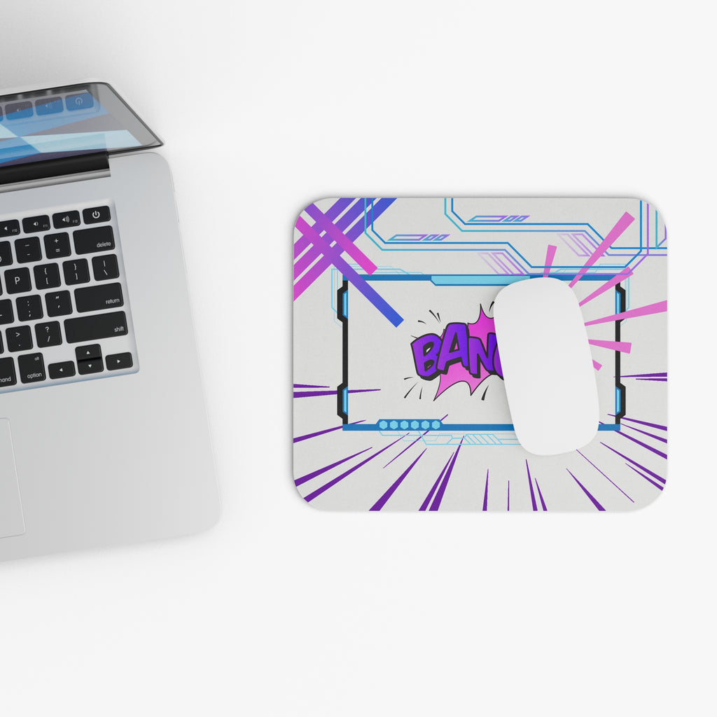 Comic-Style Pop Art Mouse Pad 