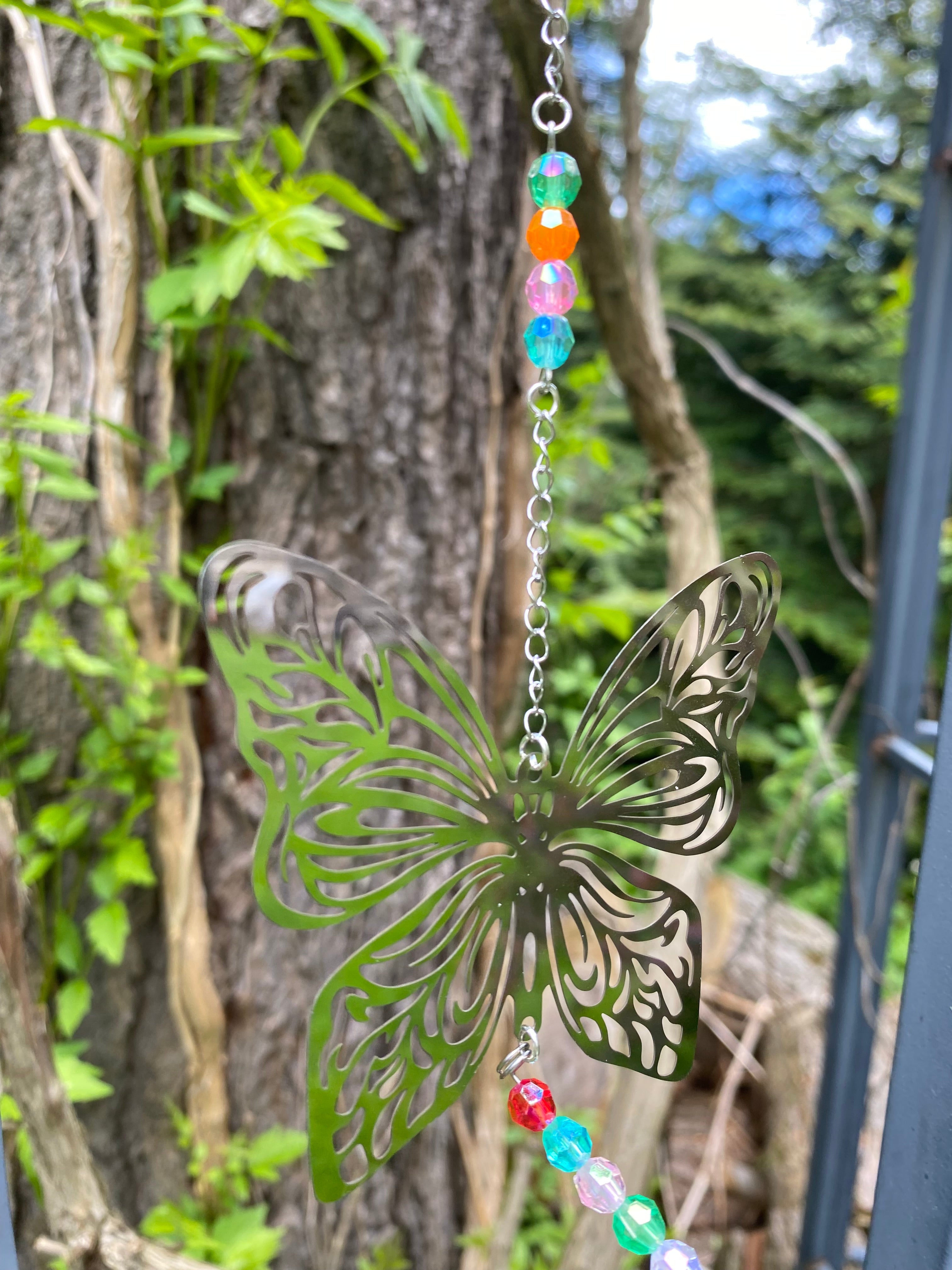 Swirling Suncatcher - Spring Butterfly 
