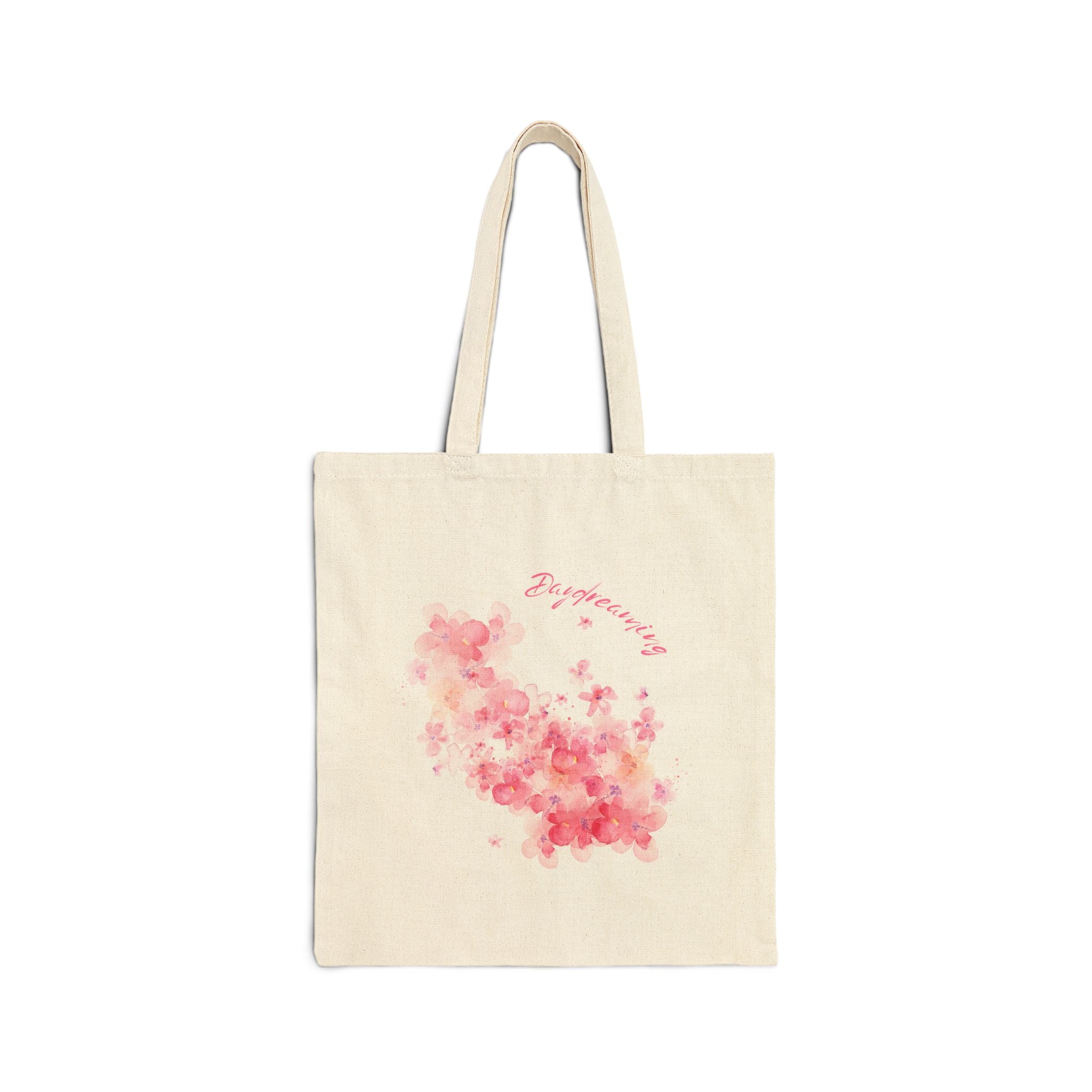 Floral Cotton Tote Bag 
