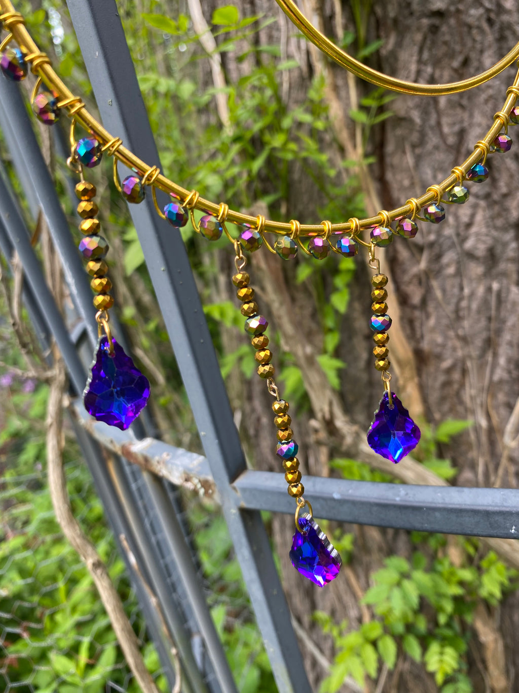 Good and purple moon Suncatcher 
