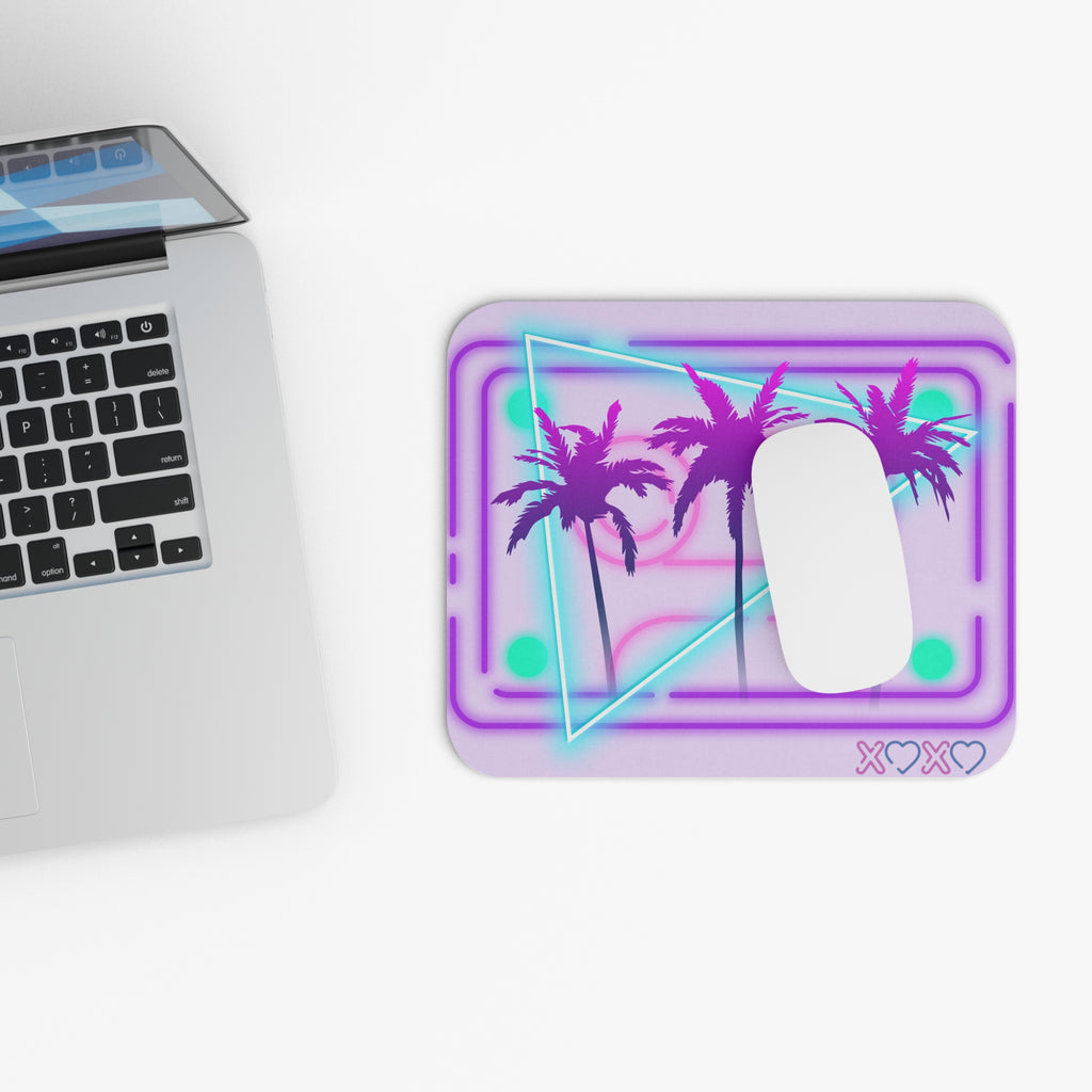Retro Vaporwave Summer Love Mouse Pad 