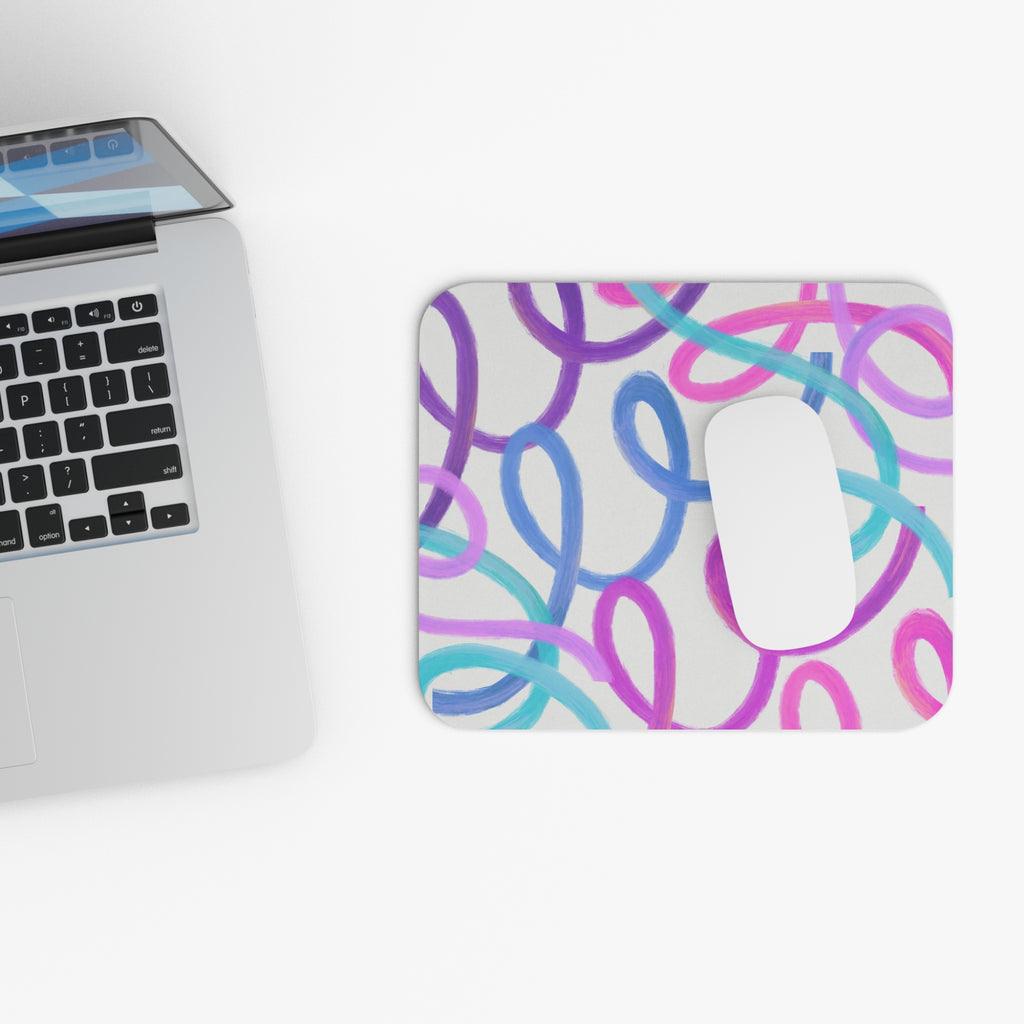 Colorful Loop Mouse Pad 