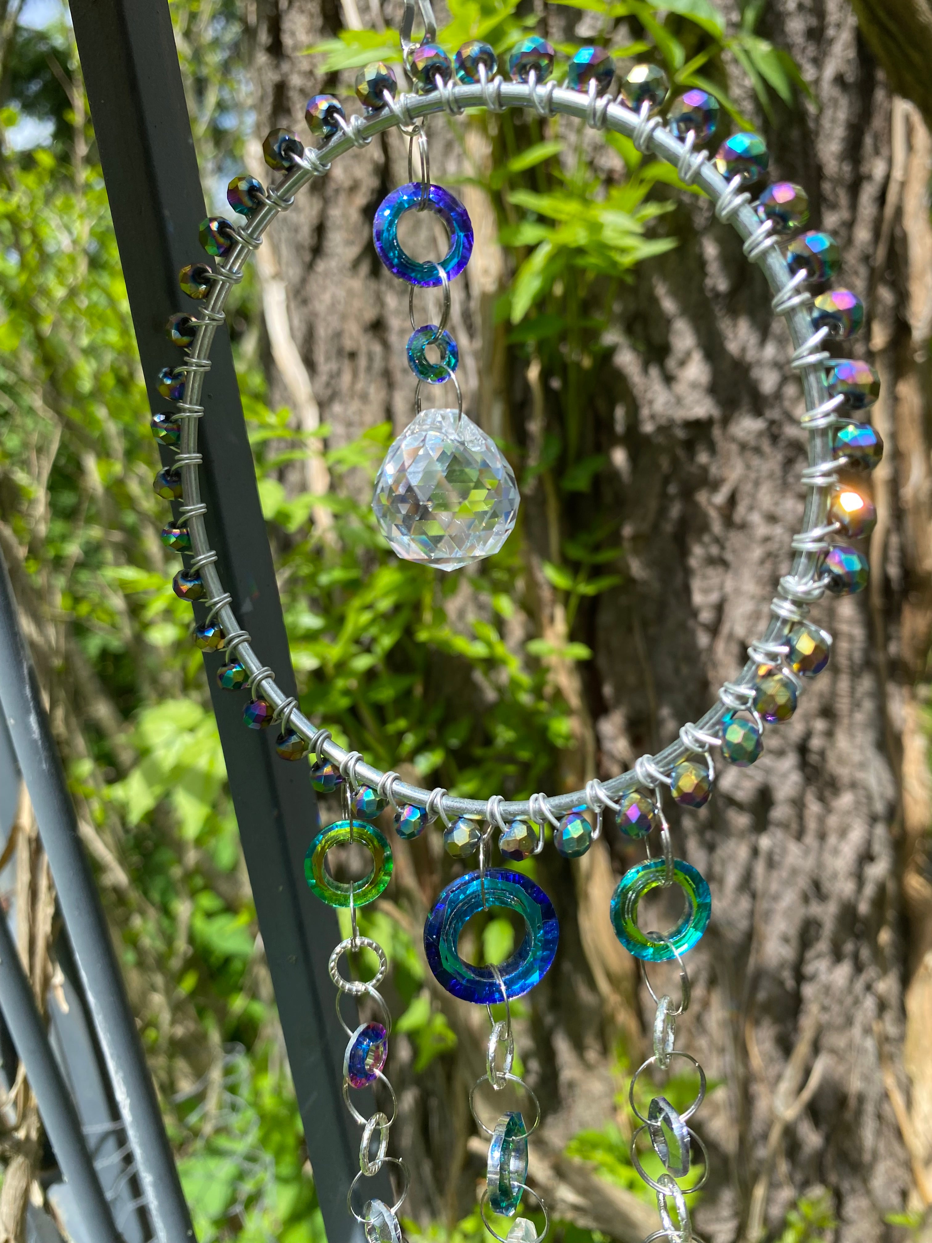 Blue green Suncatcher 