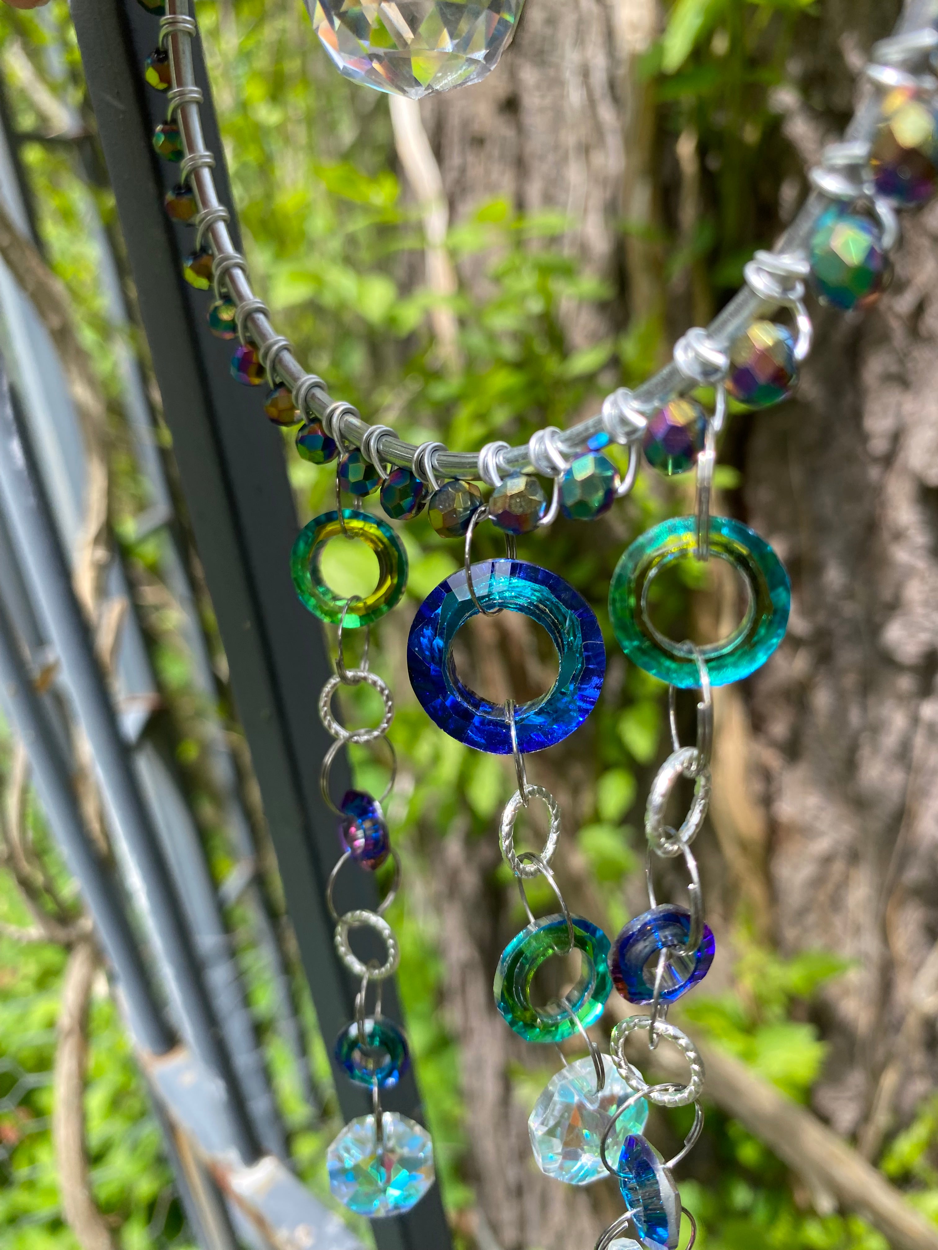 Blue green Suncatcher 