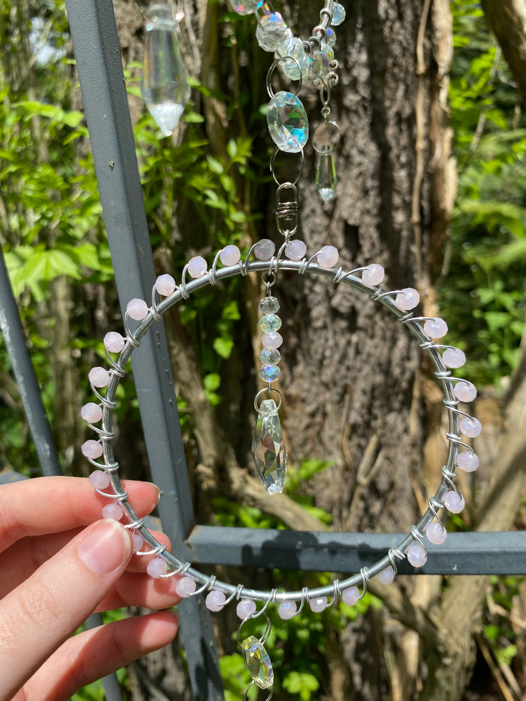 Three tier Crystal suncatcher 