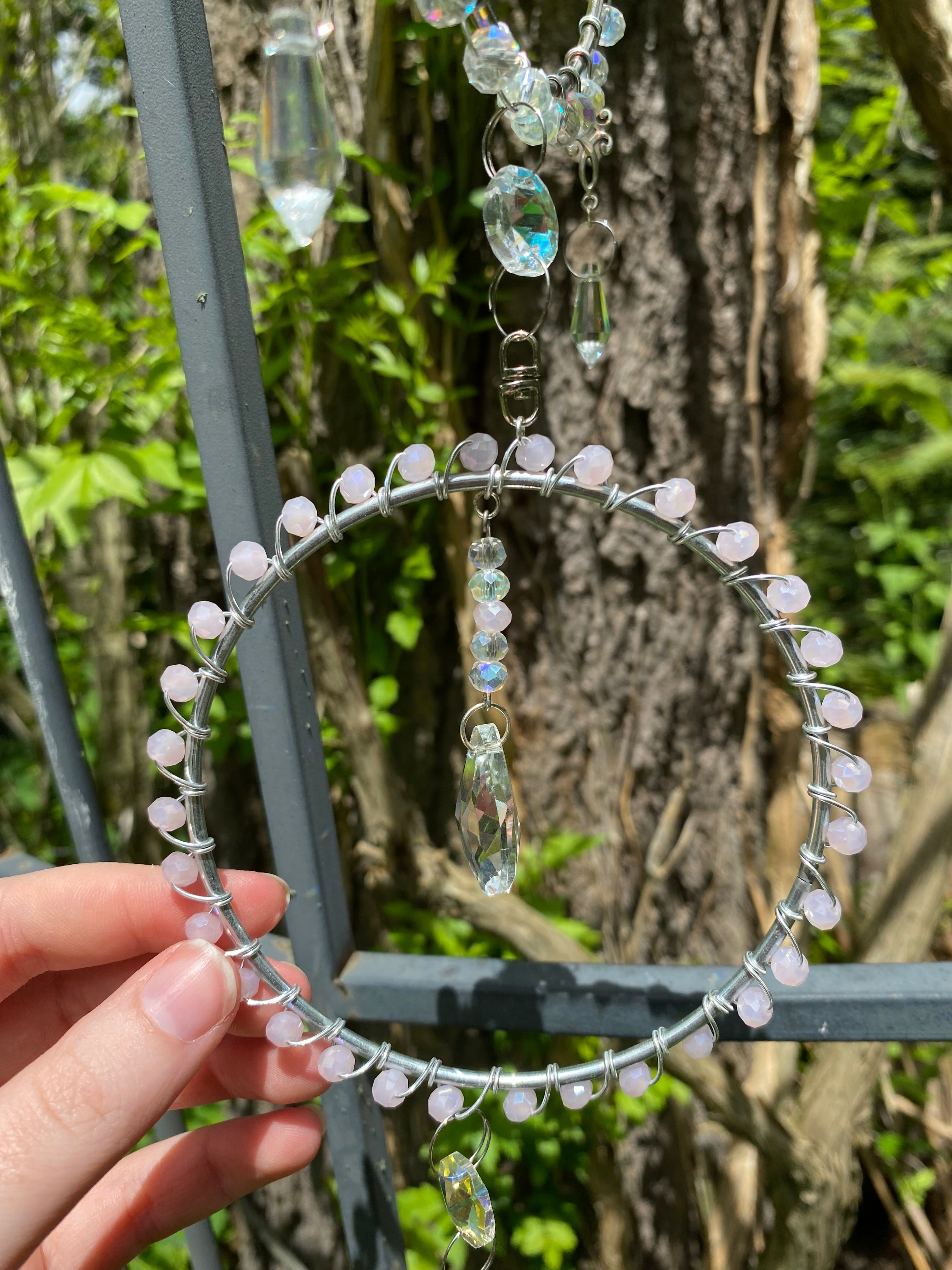 Three tier Crystal suncatcher 