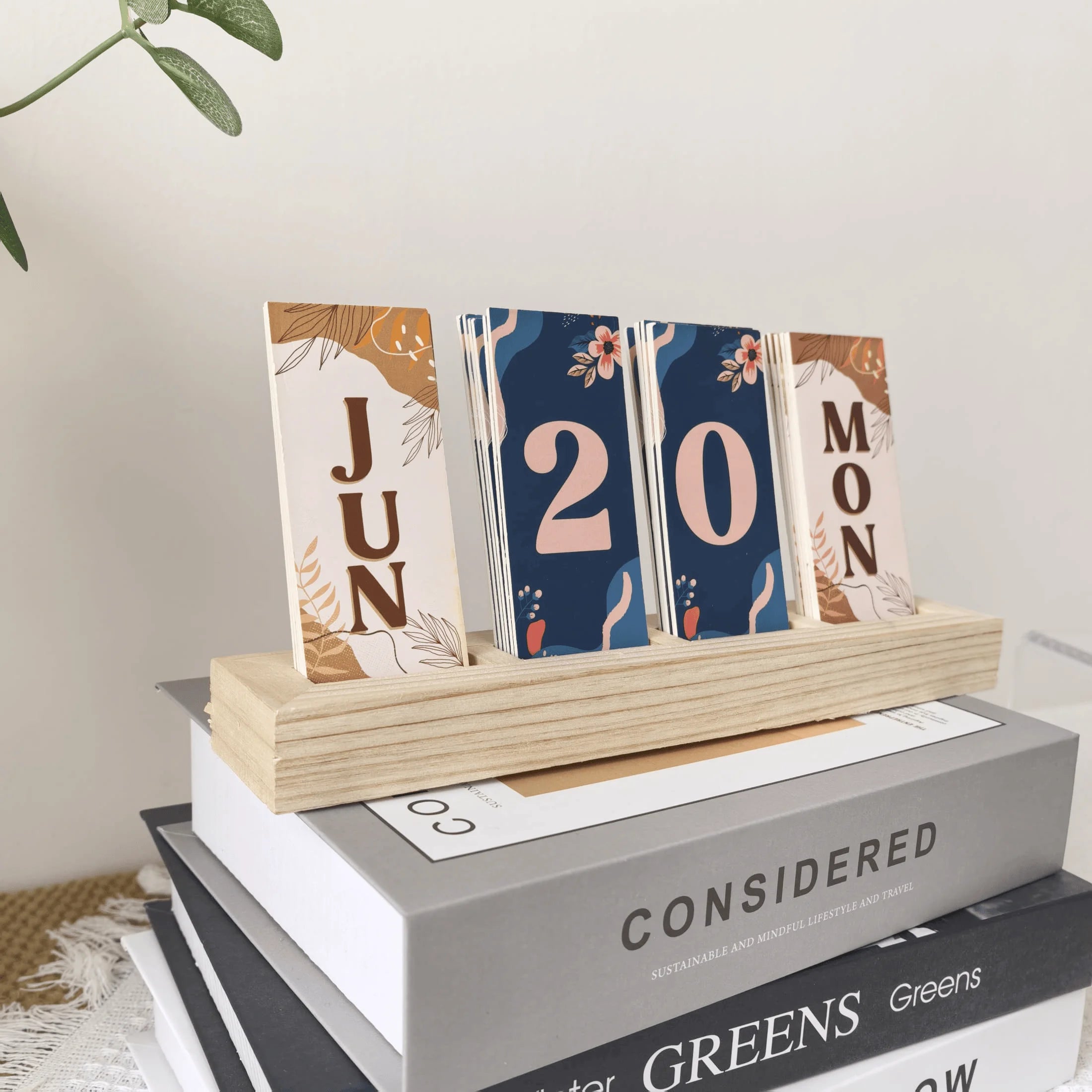 Fun & Quirky Card-Style Desk Calendar - Office Decor Desktop Calendar 