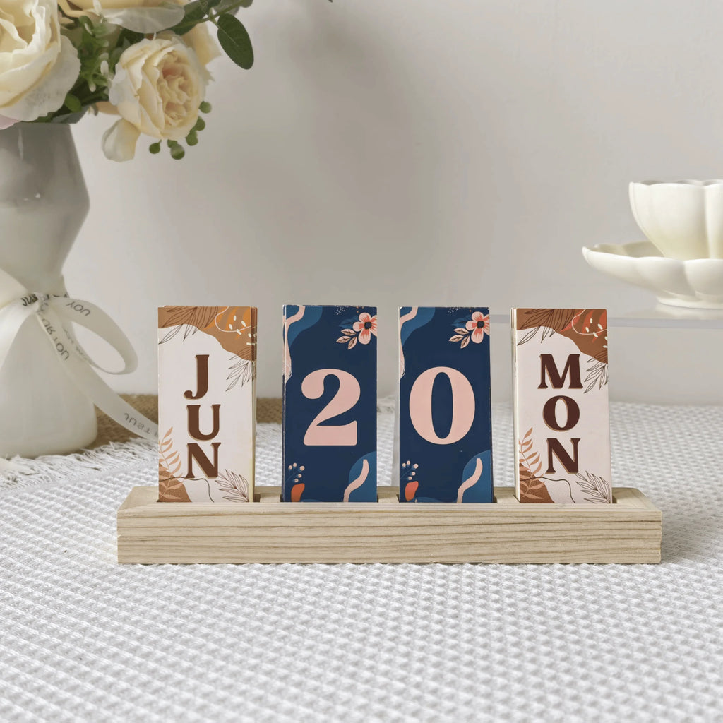 Fun & Quirky Card-Style Desk Calendar - Office Decor Desktop Calendar 