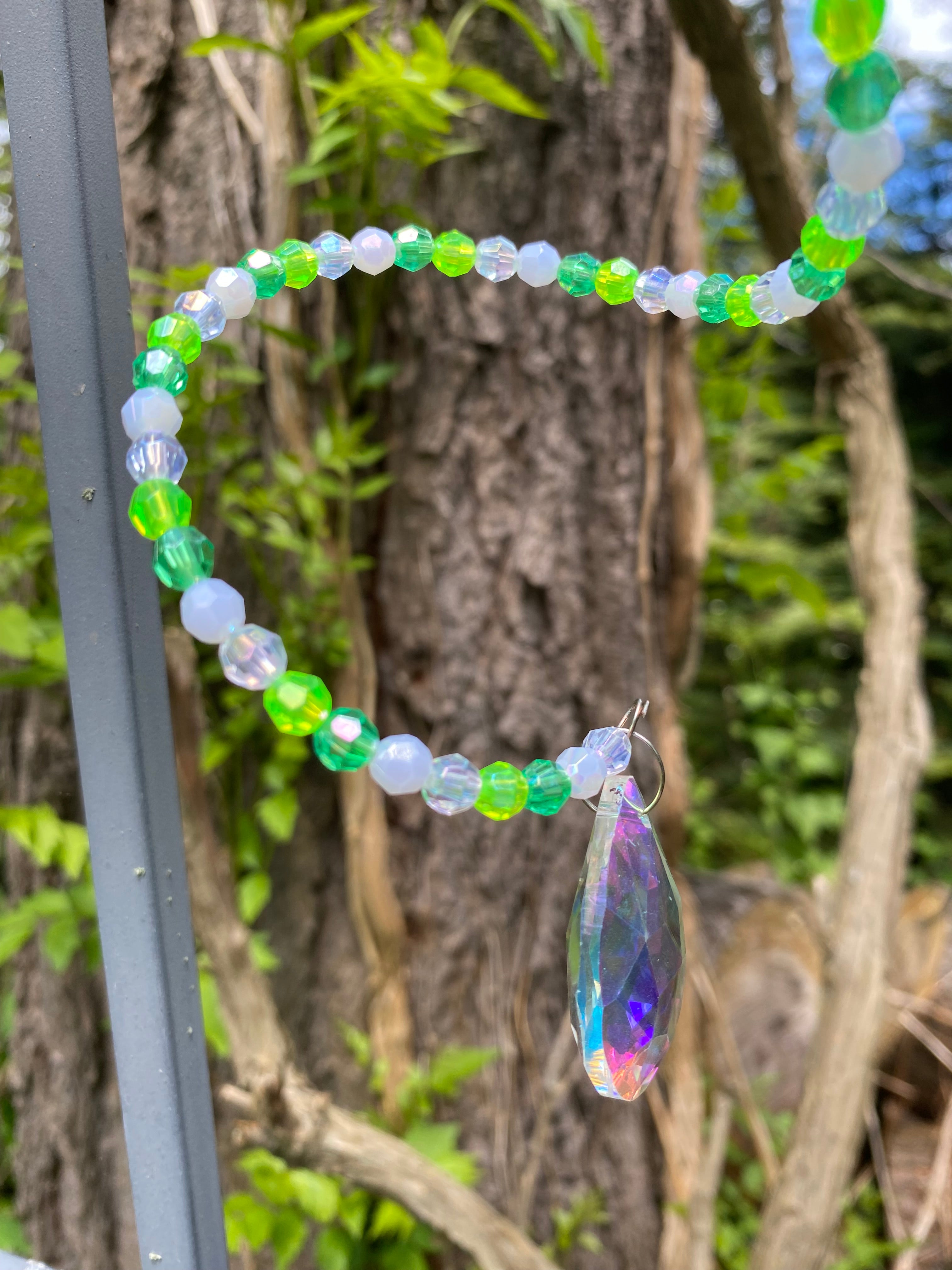 Swirling Suncatcher - Lime 