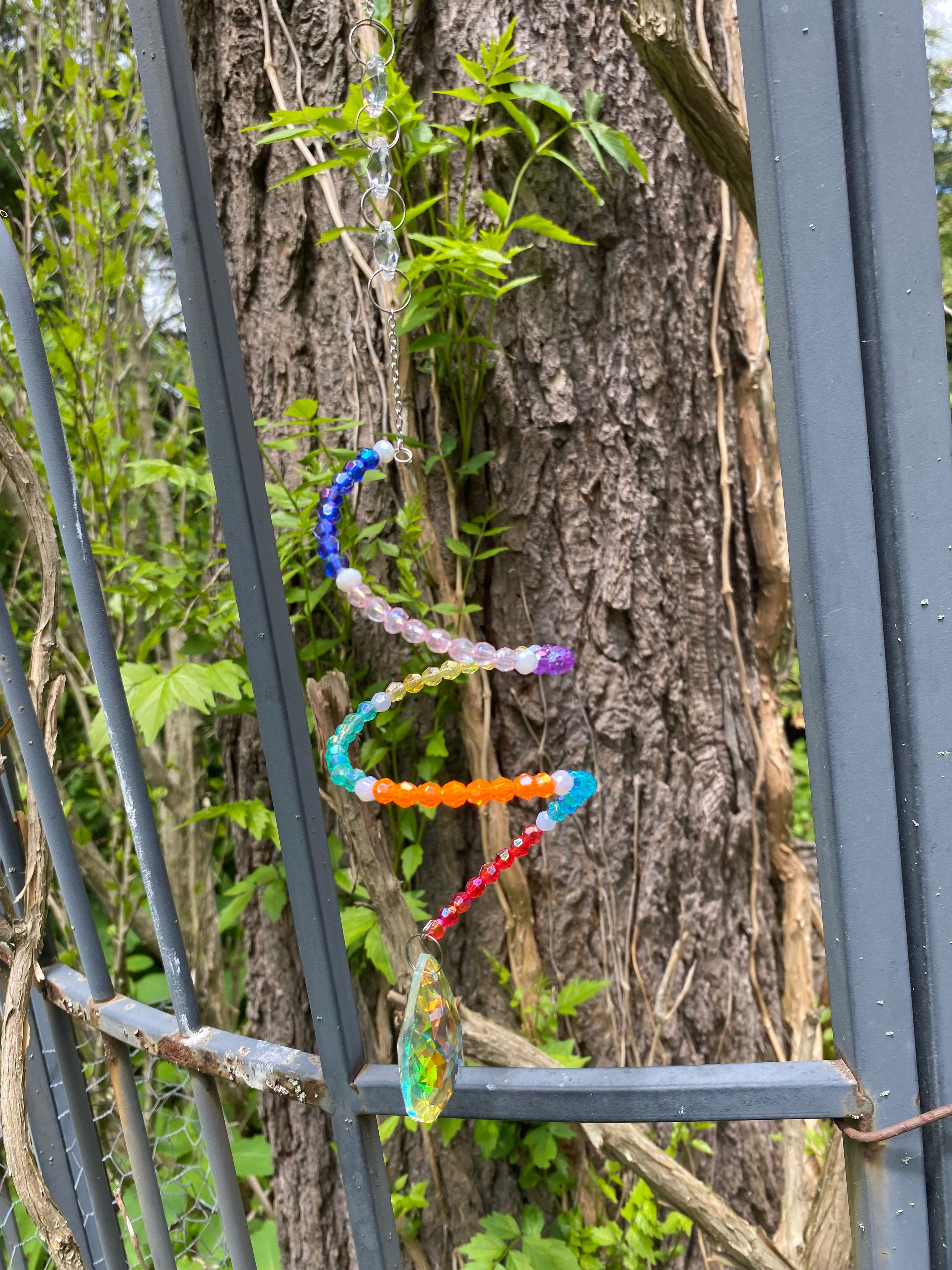 Swirling Suncatcher - Color Wheel 