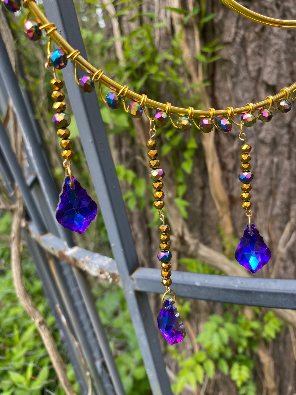 Good and purple moon Suncatcher 