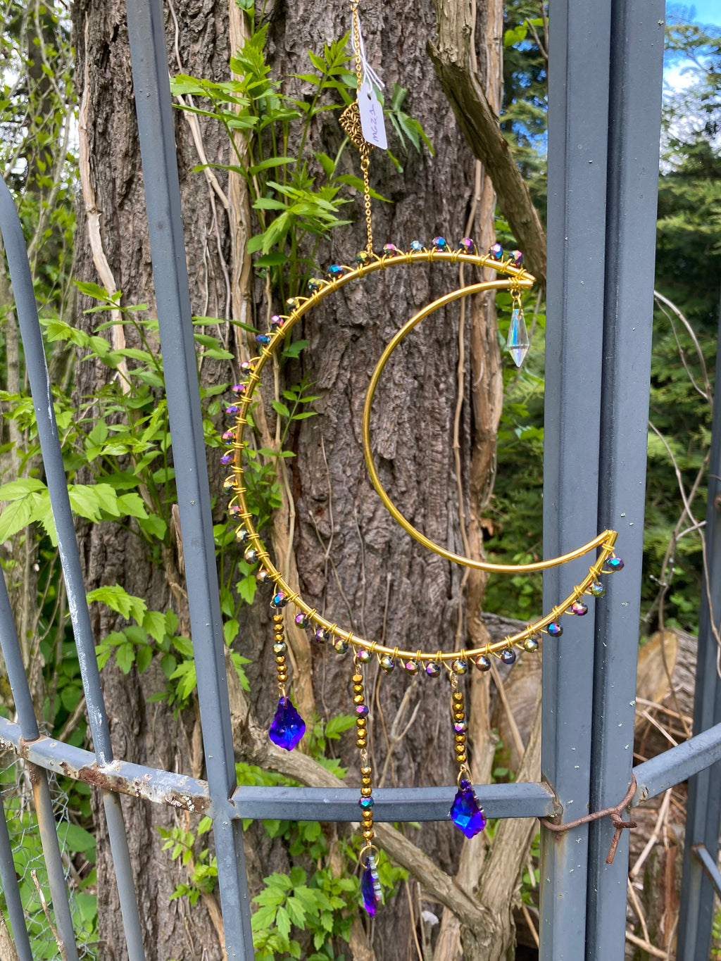 Good and purple moon Suncatcher 