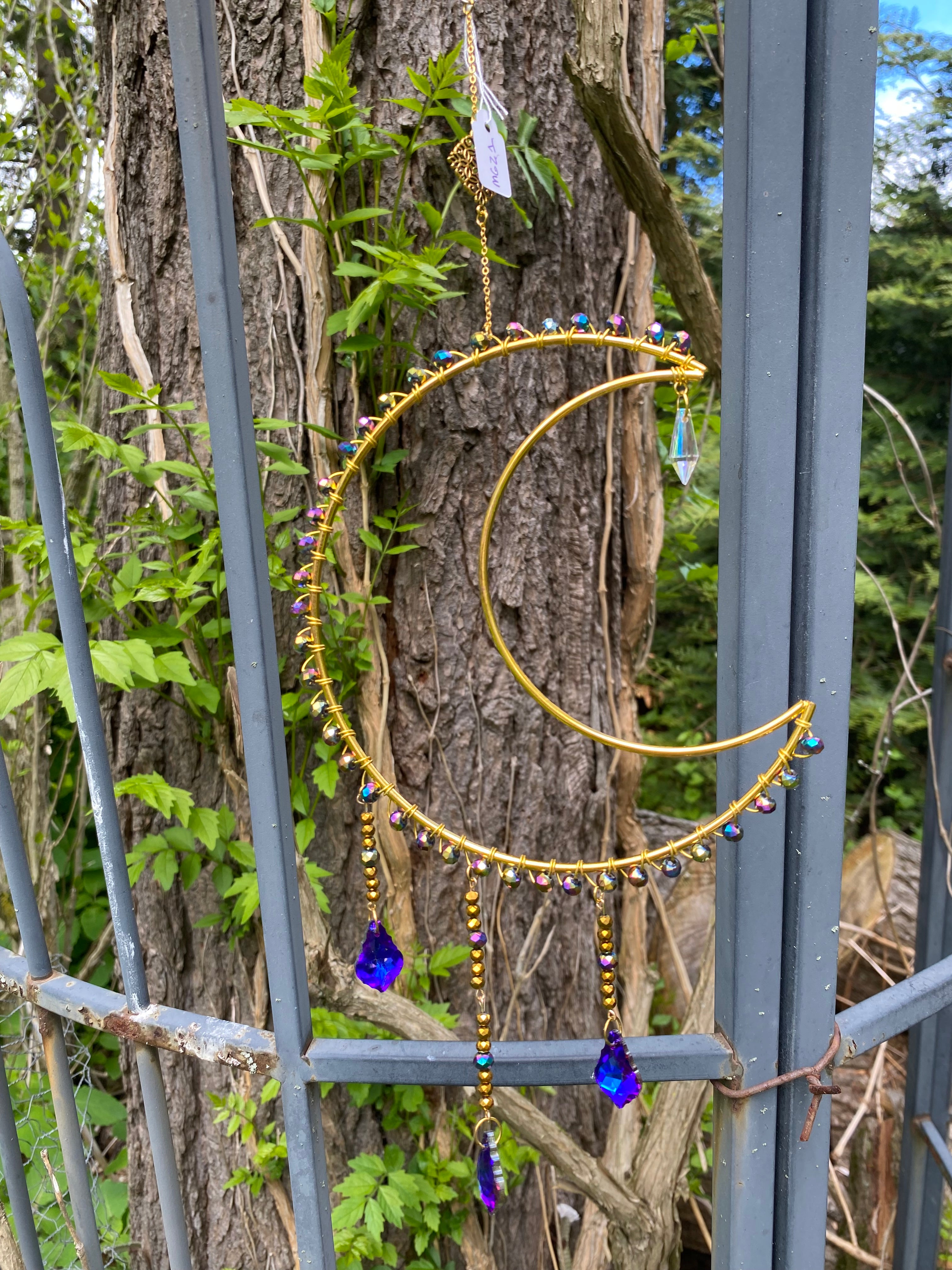 Good and purple moon Suncatcher 