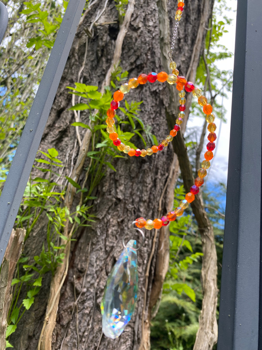 Swirling Suncatcher - Fire 