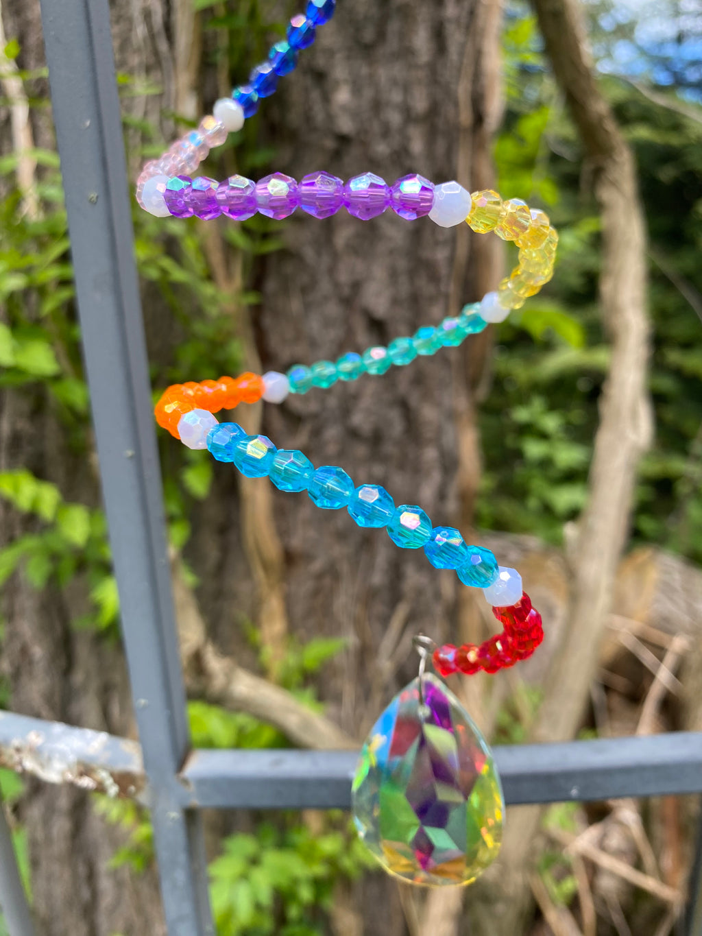 Swirling Suncatcher - Color Wheel 
