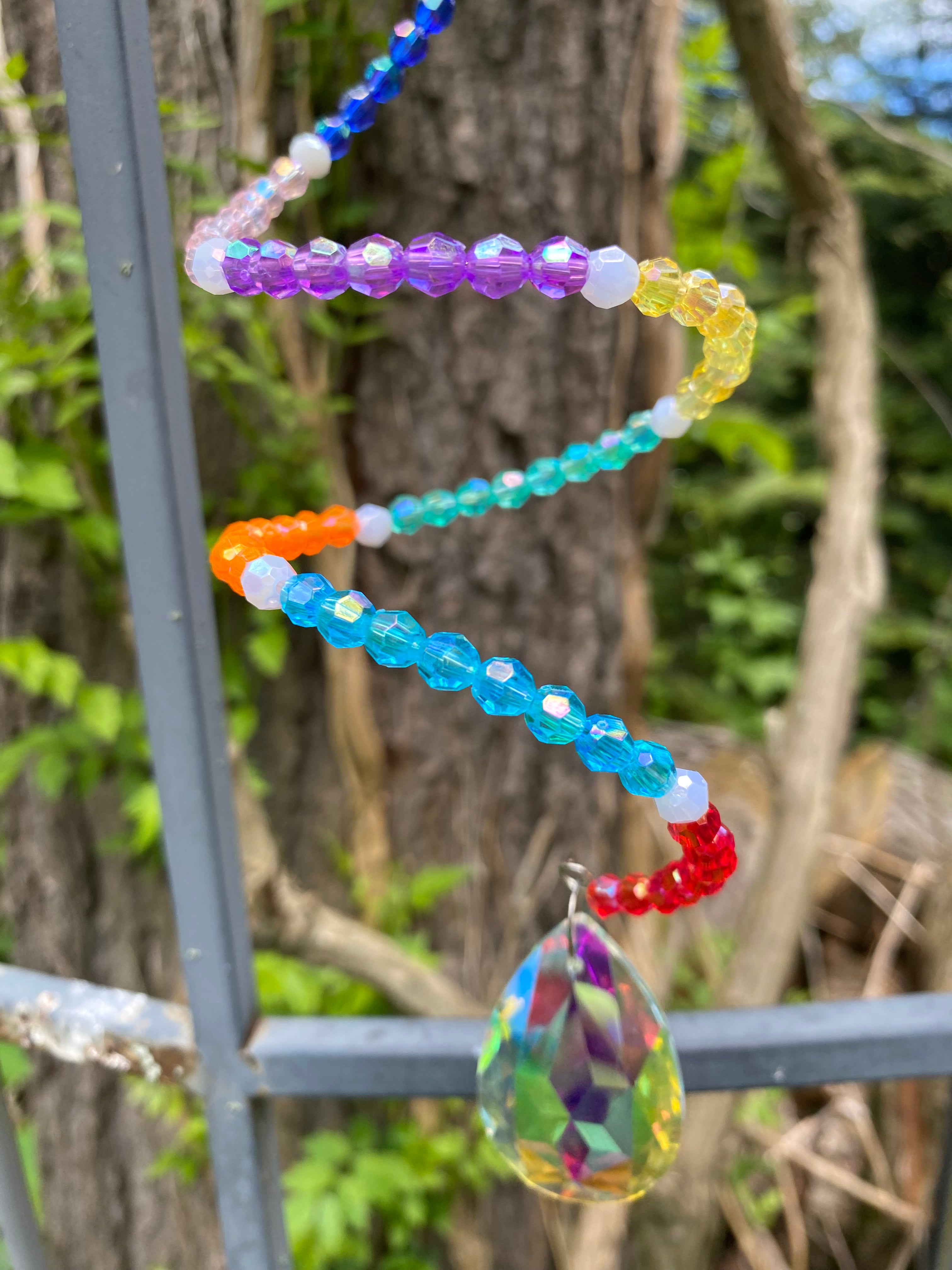 Swirling Suncatcher - Color Wheel 
