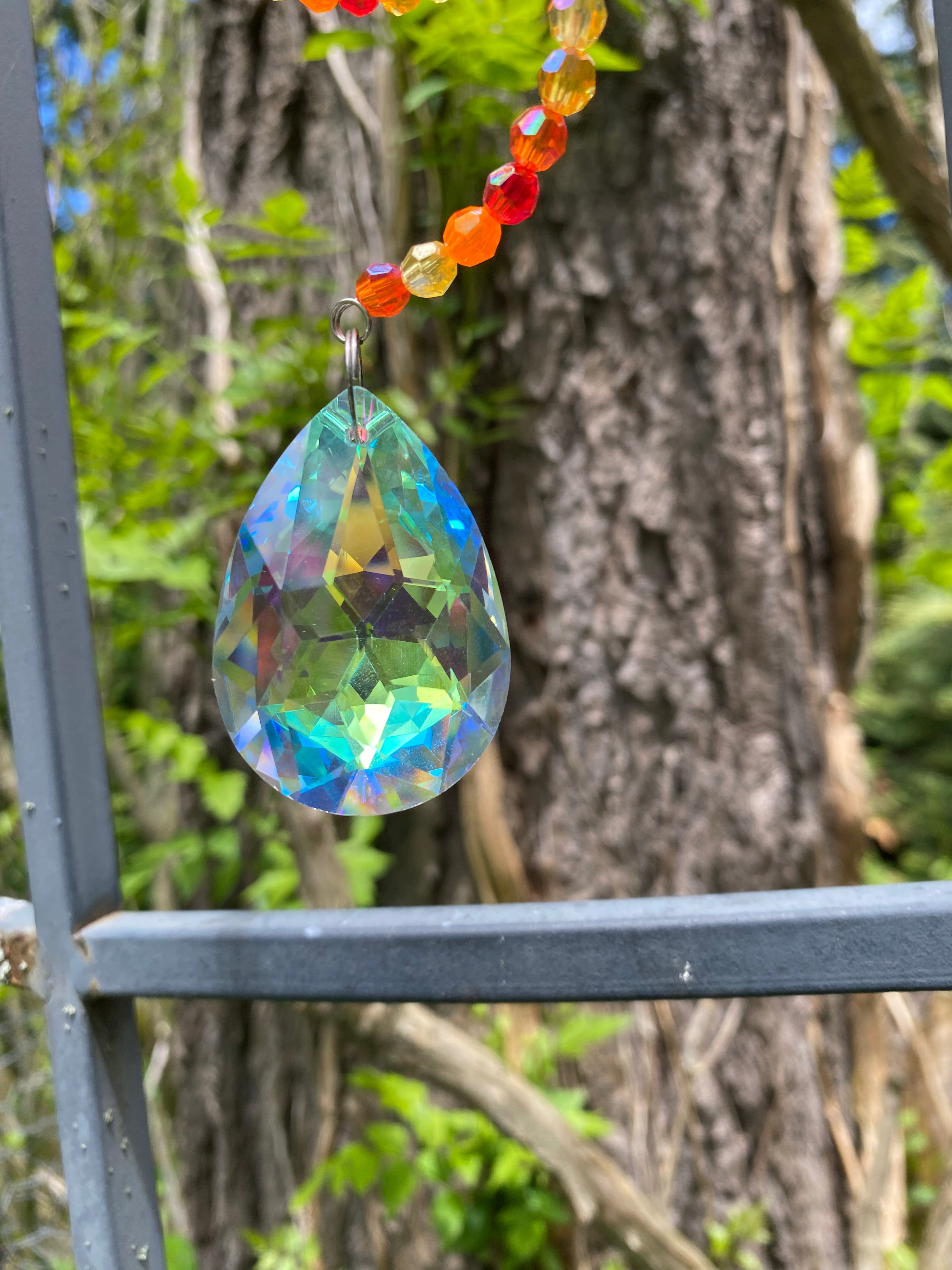 Swirling Suncatcher - Fire 