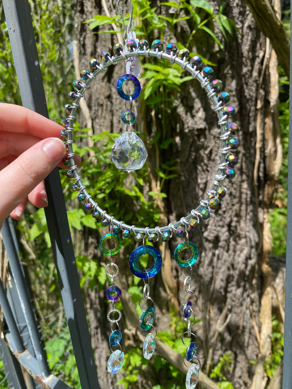 Blue green Suncatcher 