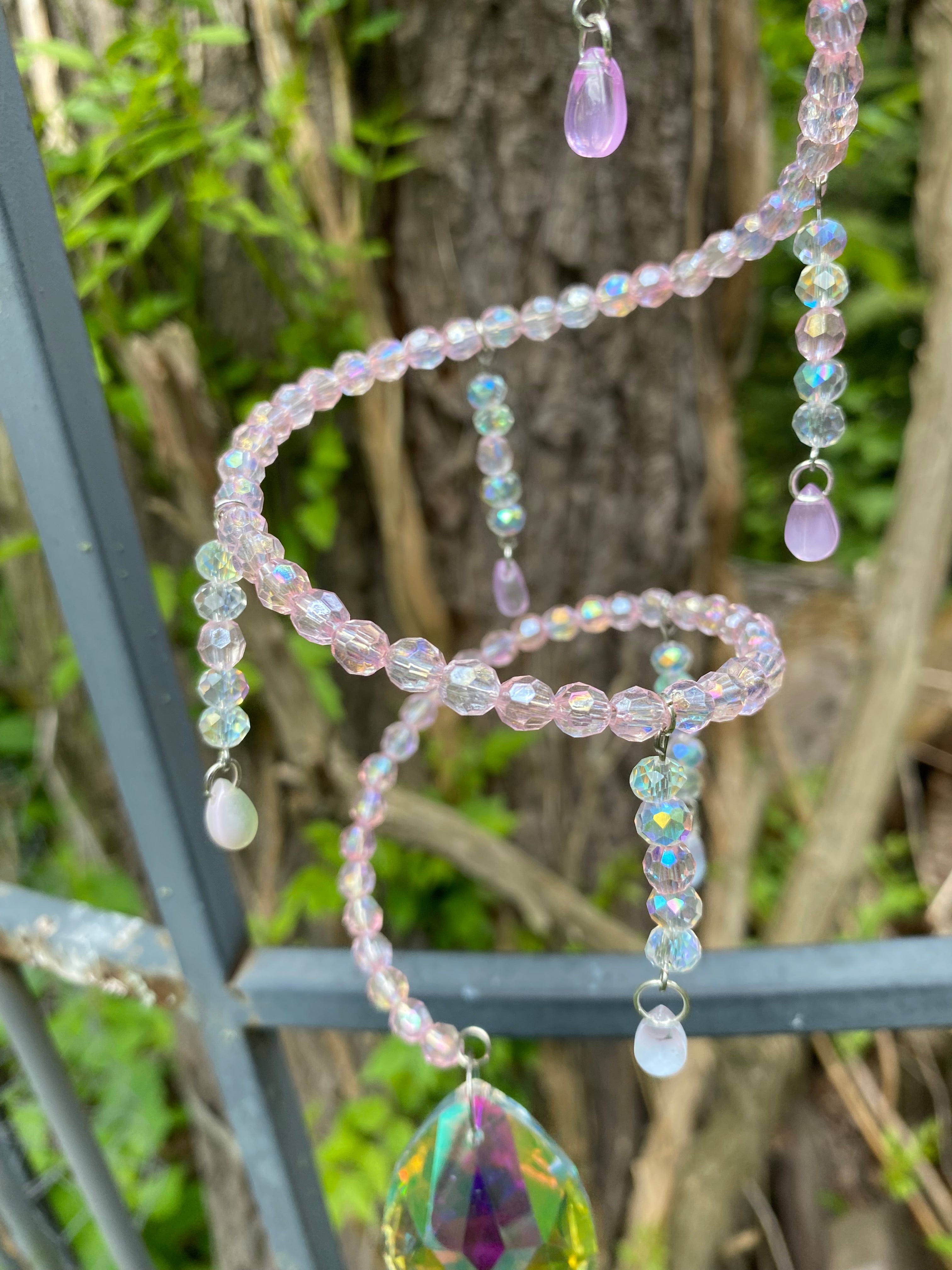Swirling Suncatcher - Pretty in Pink 