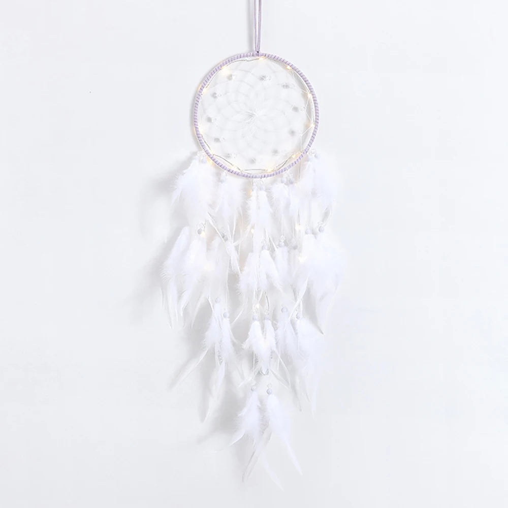 White Angelic Dream Catcher, Home Decor, Hanging Bedroom 