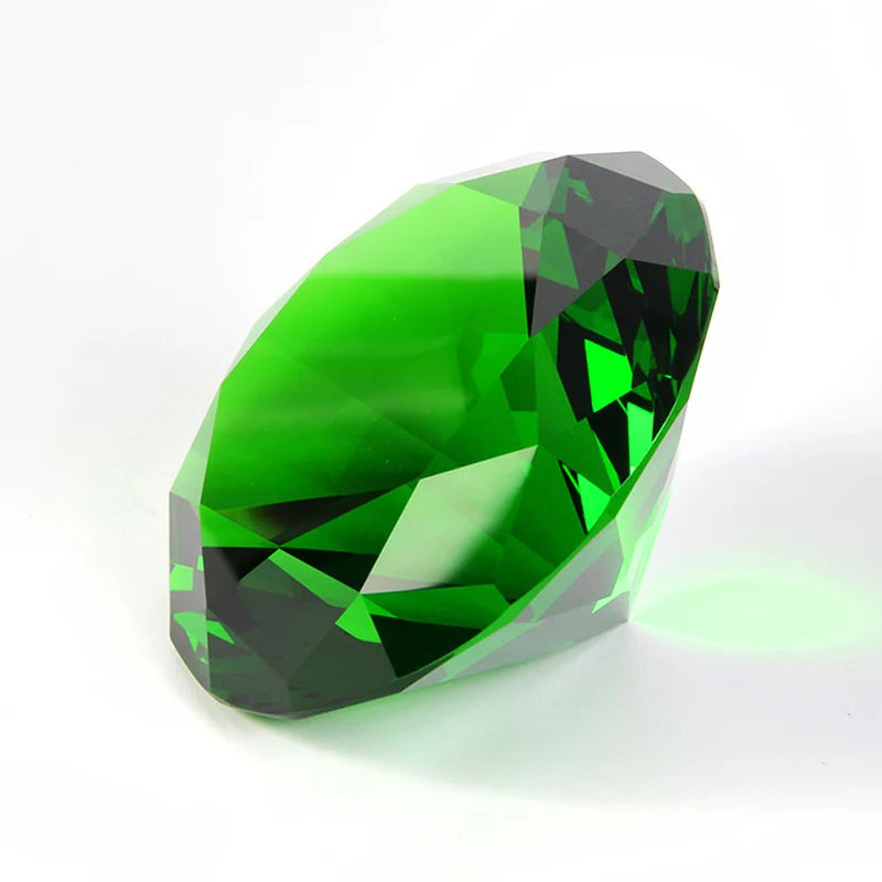 Luxurious Clear Crystal Diamond Home Decoration Colorful Decor Glass 