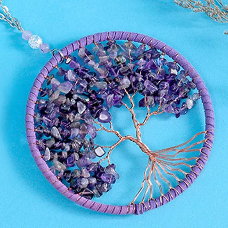 Beaded Wall Dreamcatcher Tree of Life Suncatcher hanging Pendant 