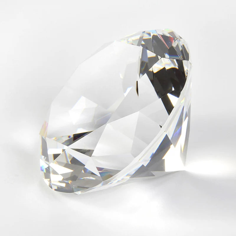 Luxurious Clear Crystal Diamond Home Decoration Colorful Decor Glass 