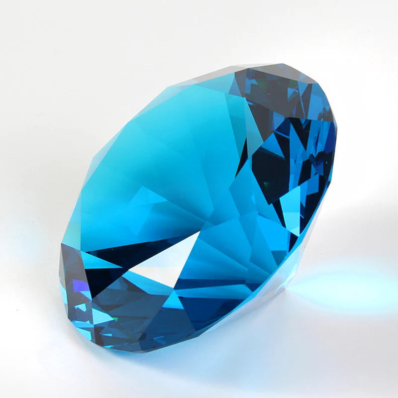 Luxurious Clear Crystal Diamond Home Decoration Colorful Decor Glass 