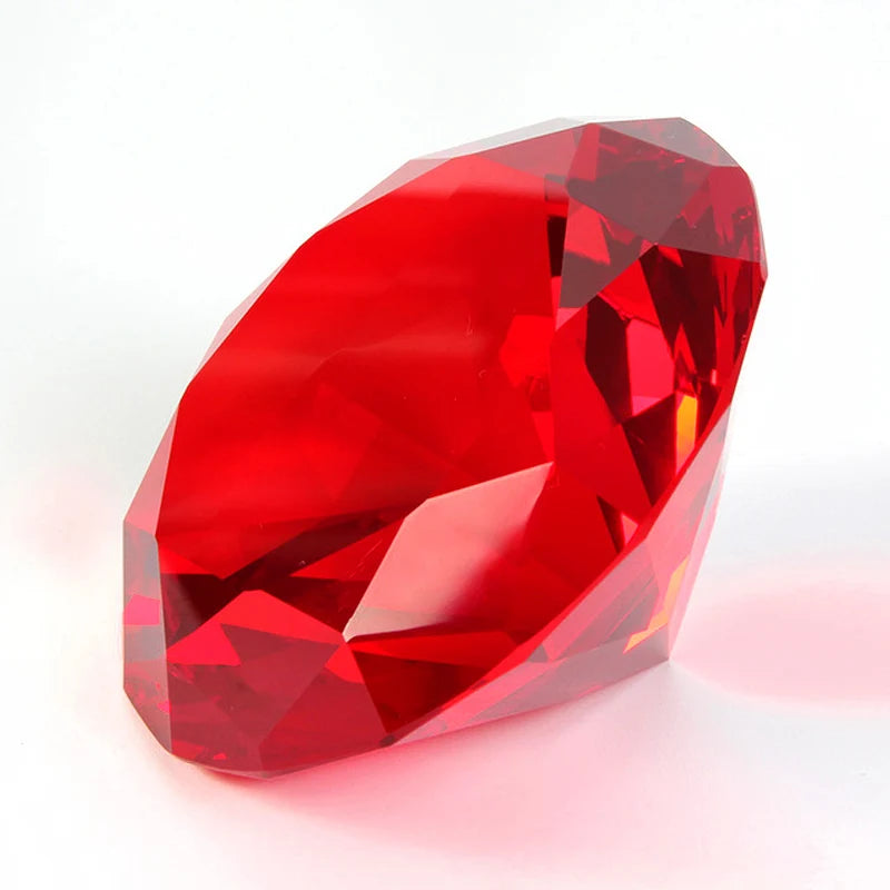 Luxurious Clear Crystal Diamond Home Decoration Colorful Decor Glass 