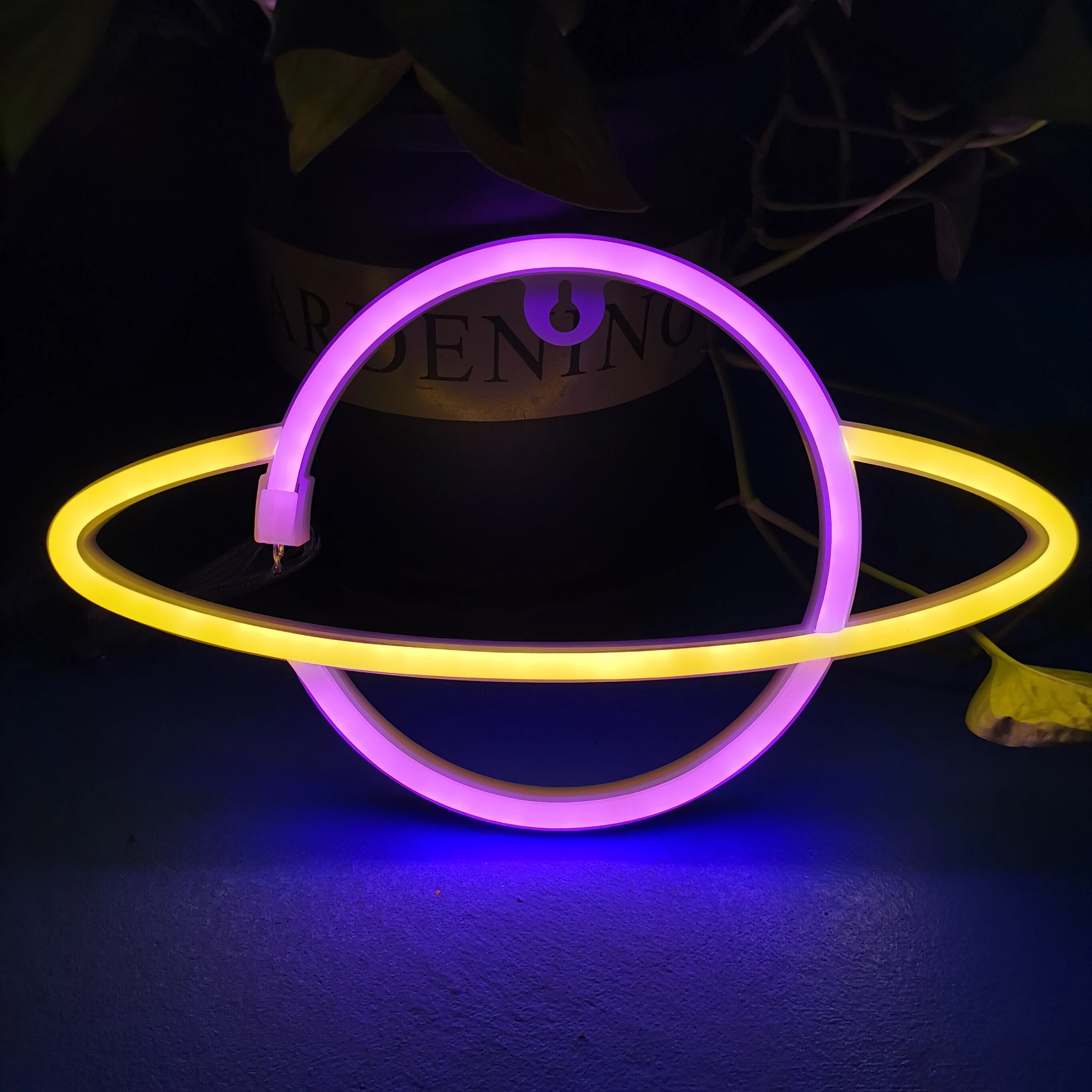 1pc Neon Light - Galaxy Space Planet, Game or Bedroom decoration 