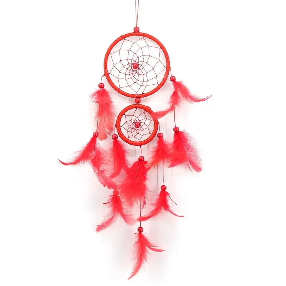1 pc Dream Classic Small Catcher Room Decor Feather Dreamcatcher Wind Chimes 