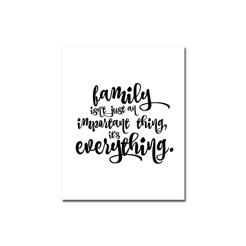 Welcome Canvas Wall Art White Poster Living Bedroom Decor 