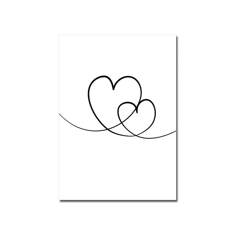 Welcome Canvas Wall Art White Poster Living Bedroom Decor 