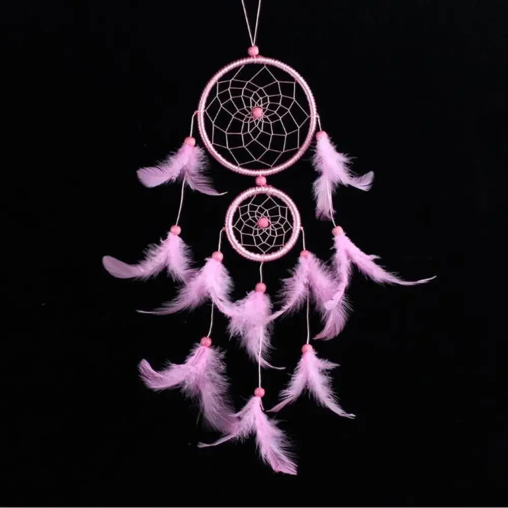 1 pc Dream Classic Small Catcher Room Decor Feather Dreamcatcher Wind Chimes 