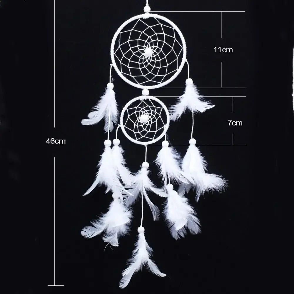1 pc Dream Classic Small Catcher Room Decor Feather Dreamcatcher Wind Chimes 