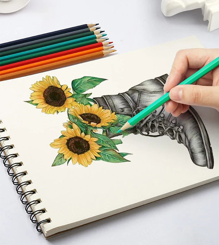 Cherry Blossom Sketchbook A4 Drawing Paper No bleed Supplies for Artist Watercolor Oil Painting Stationery Supplies 